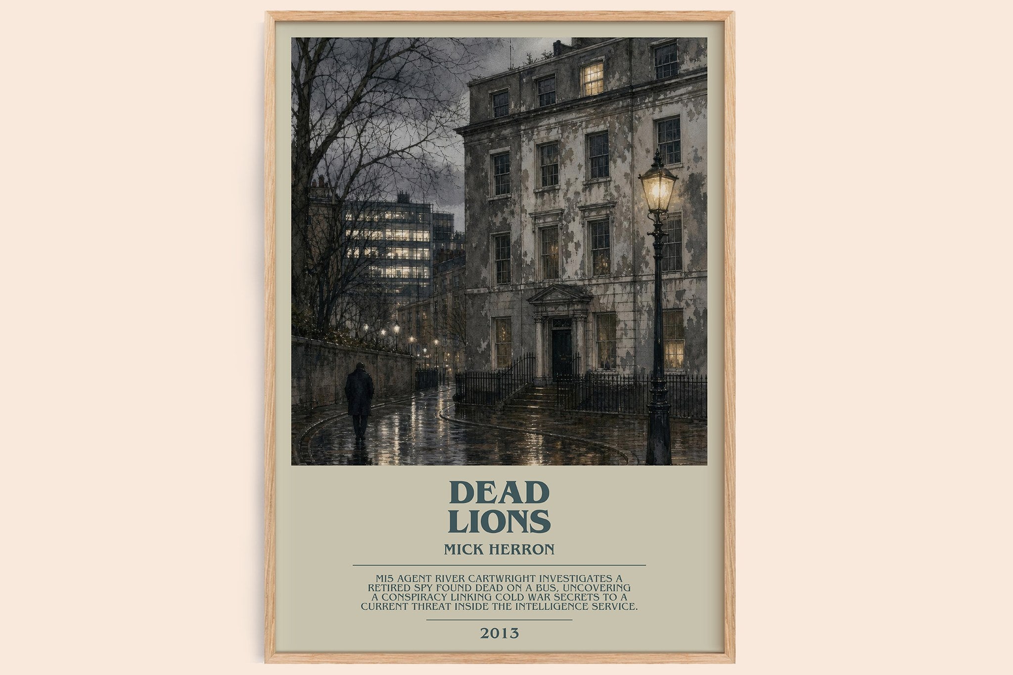 Dead Lions Bookish Wall Art by Mick Herron