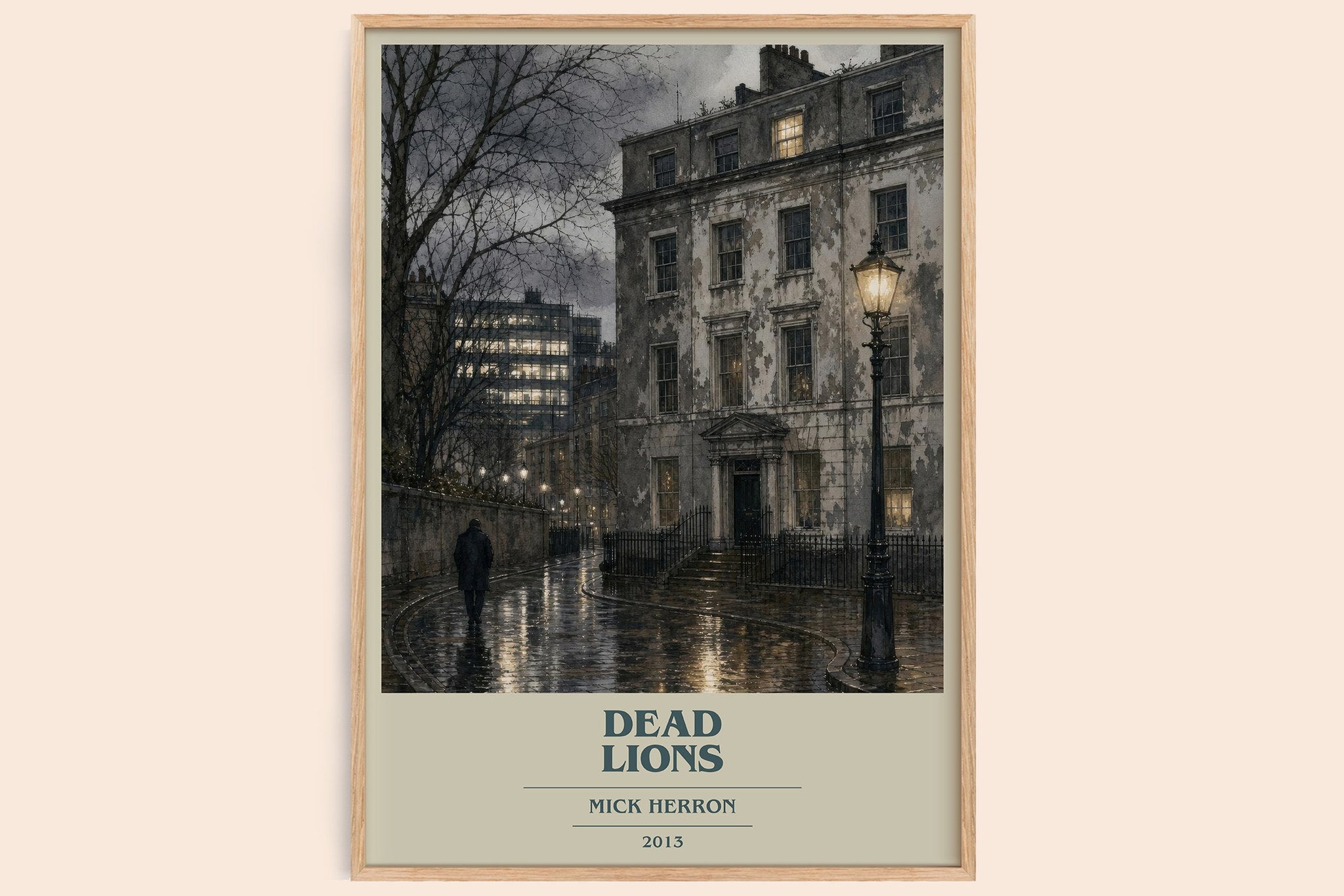 Dead Lions Book Cover Poster by Mick Herron