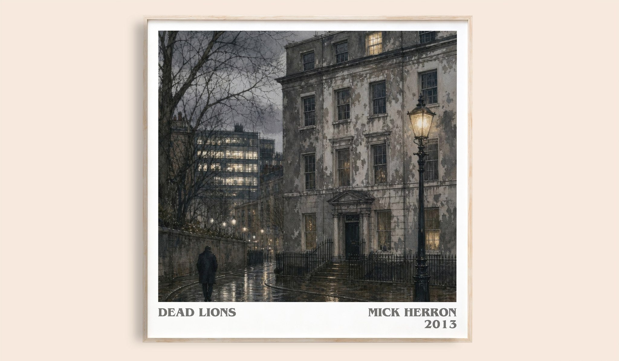 Dead Lions Literary Art Print by Mick Herron