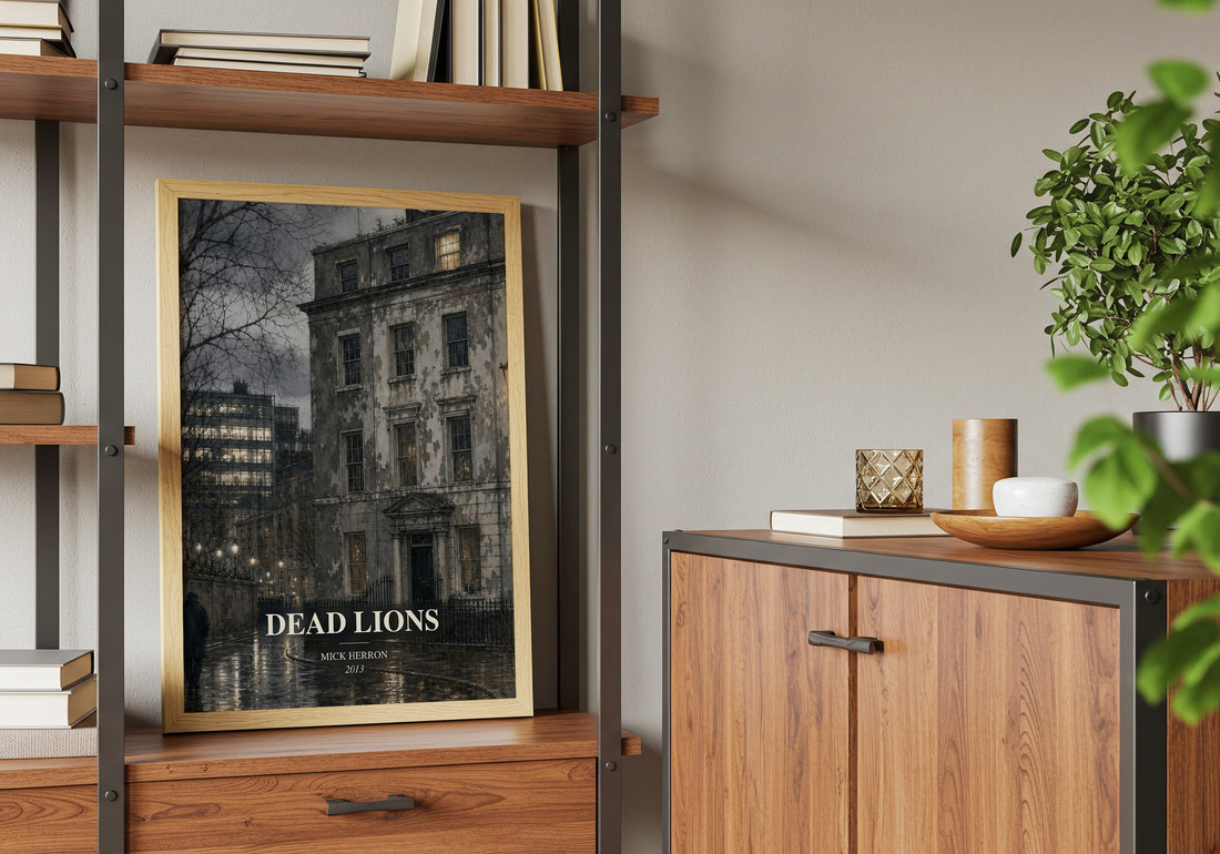 Dead Lions book watercolour illustration paper finish options – matte satin gloss