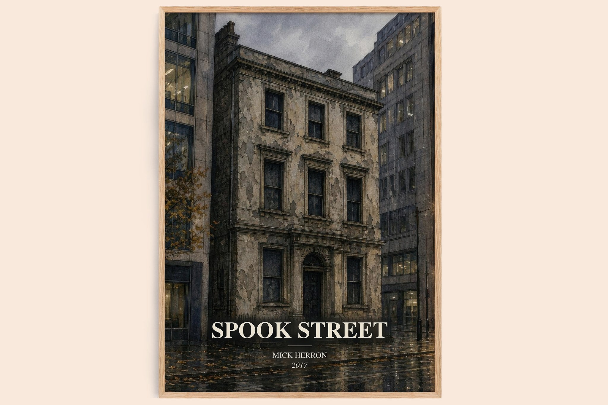 Spook Street Book Watercolour Illustration by Mick Herron