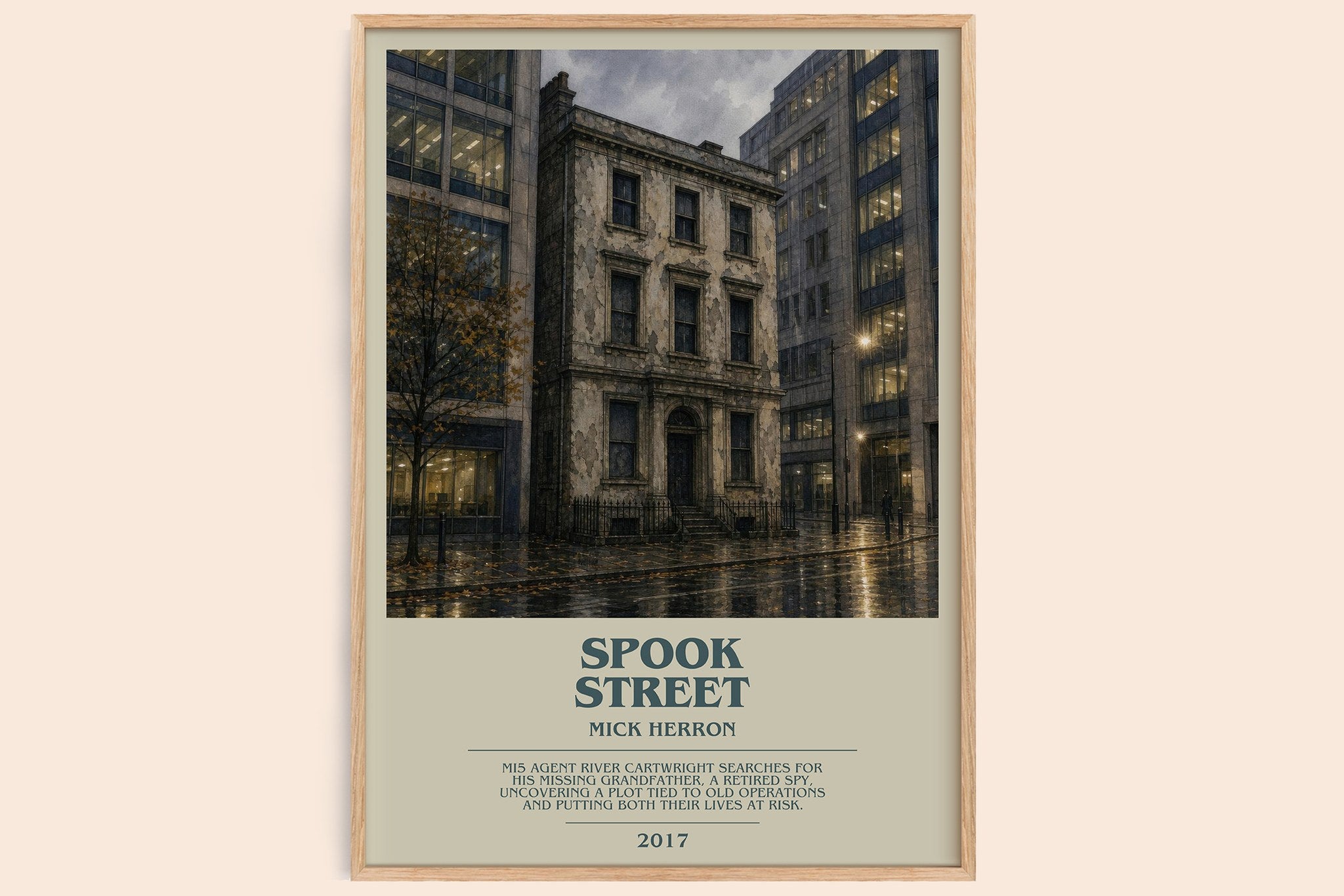 Spook Street Bookish Wall Art by Mick Herron