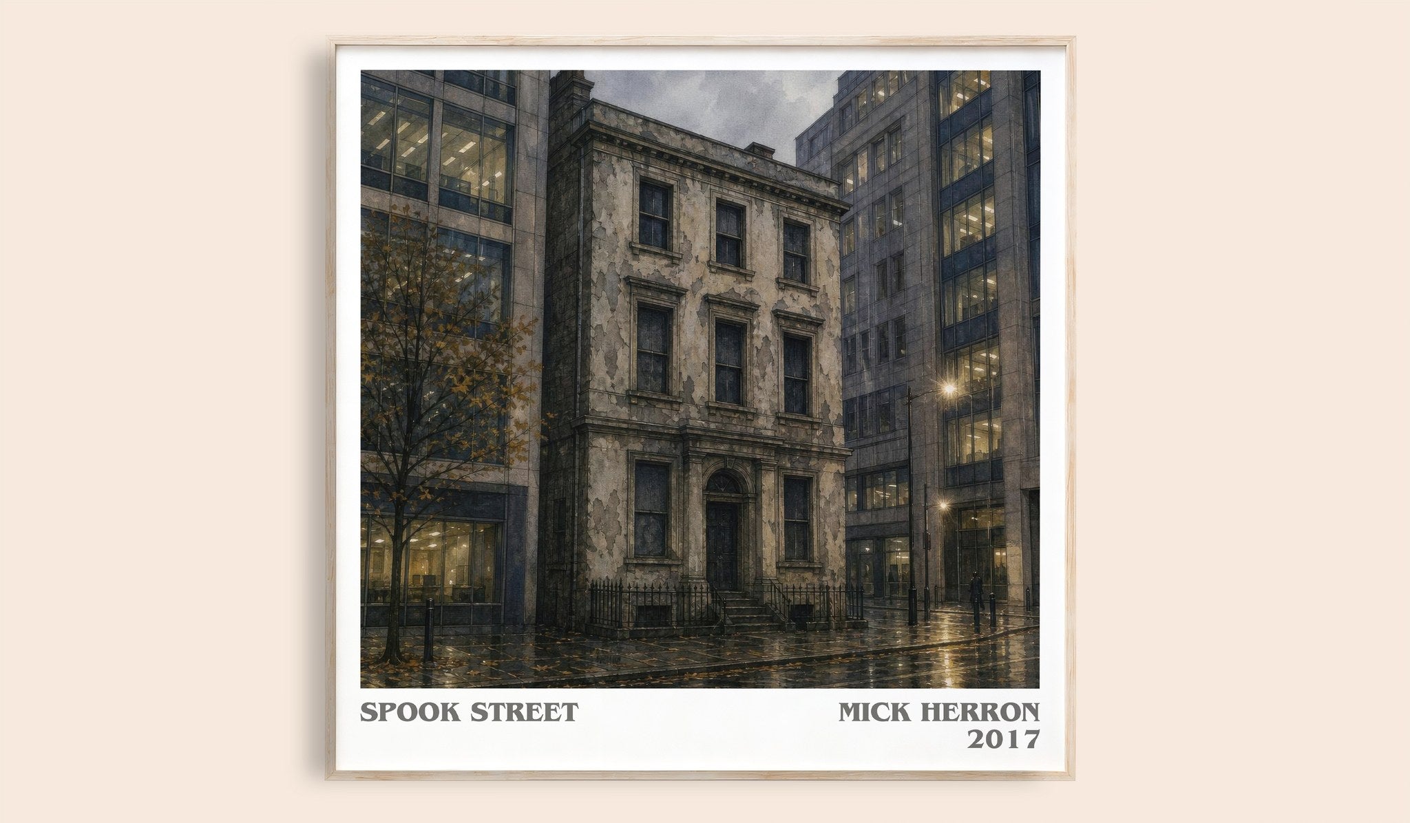 Spook Street Literary Art Print by Mick Herron