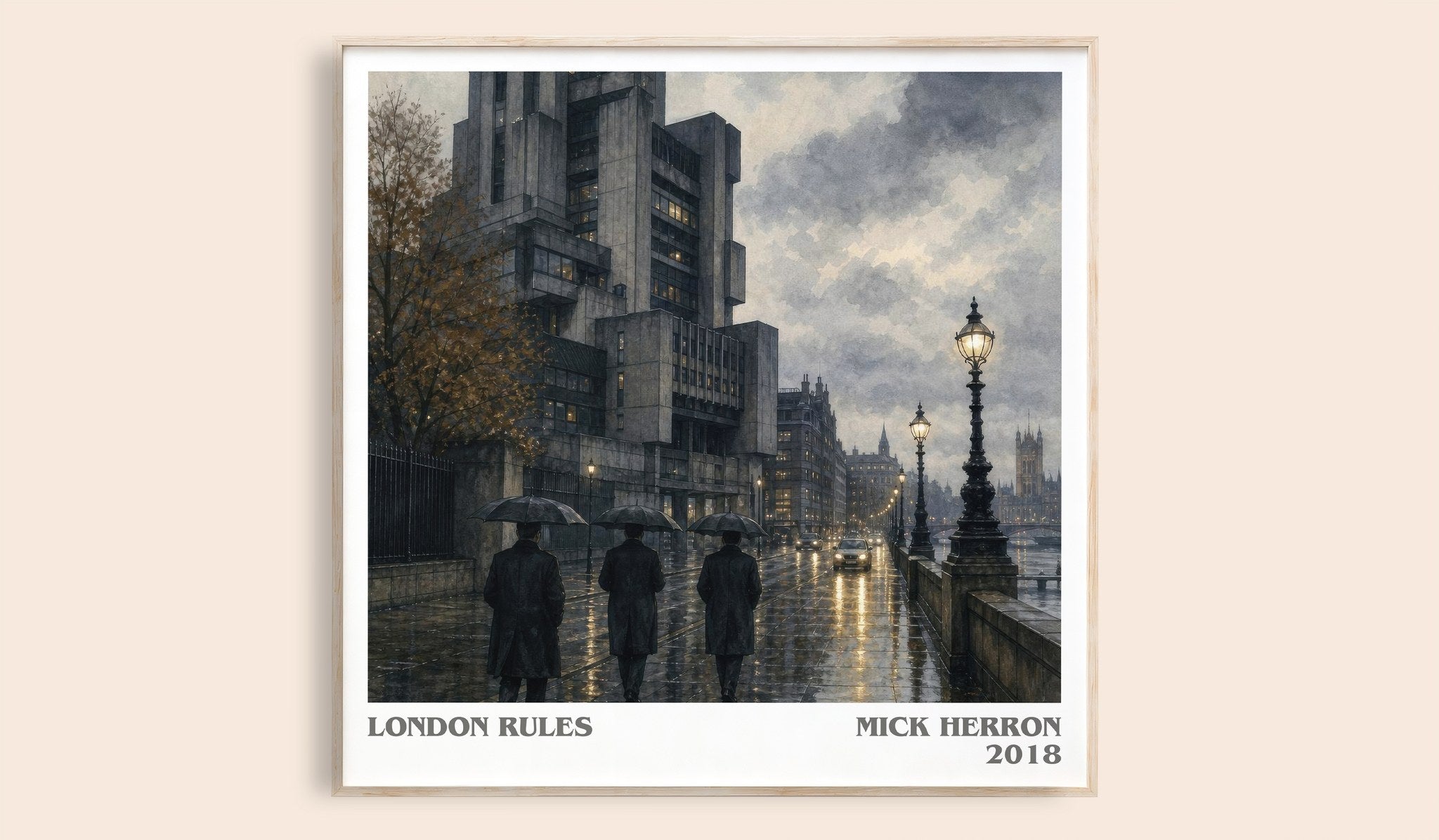 London Rules Literary Art Print by Mick Herron