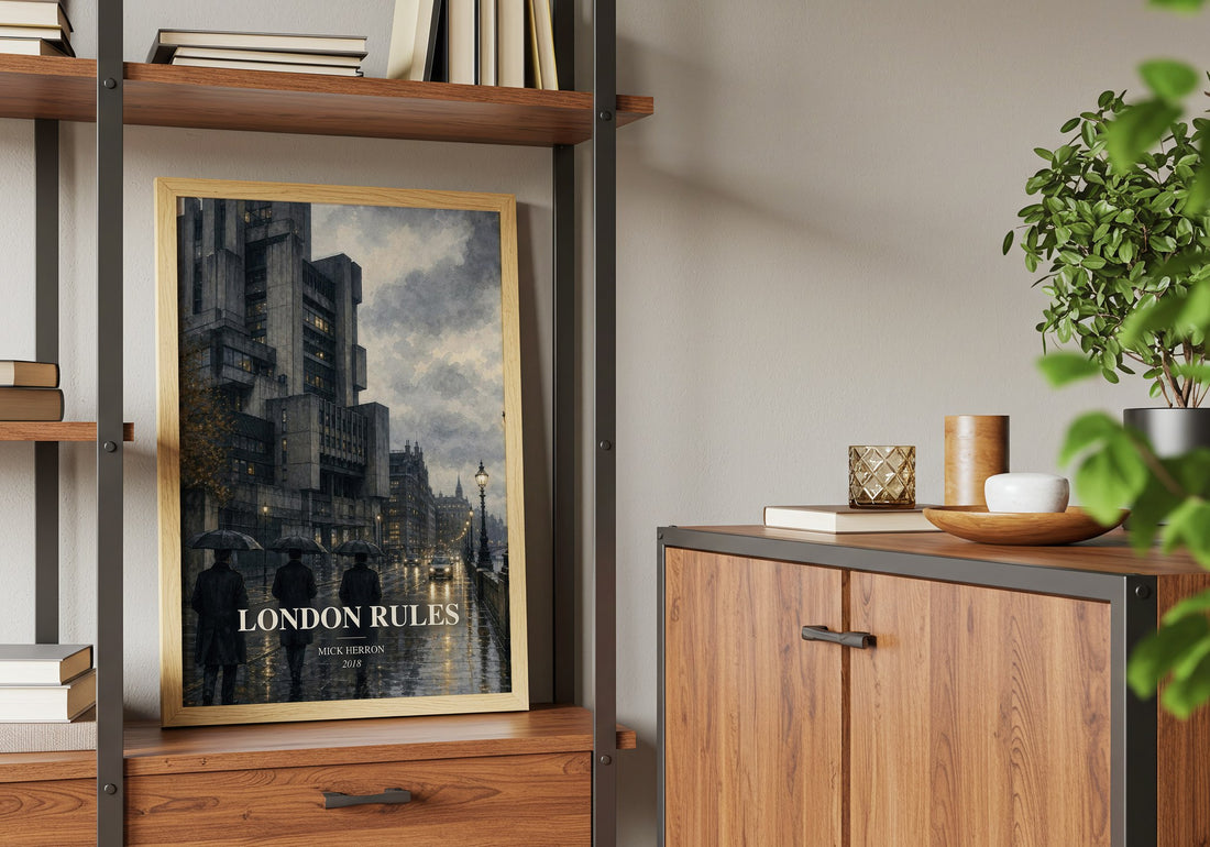 London Rules book watercolour illustration paper finish options – matte satin gloss