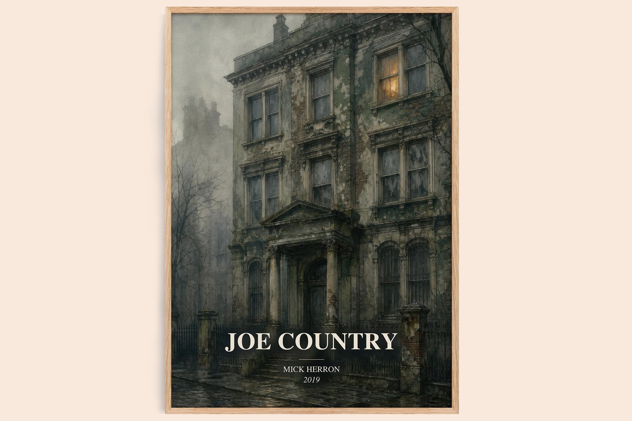 Joe Country Book Watercolour Illustration by Mick Herron