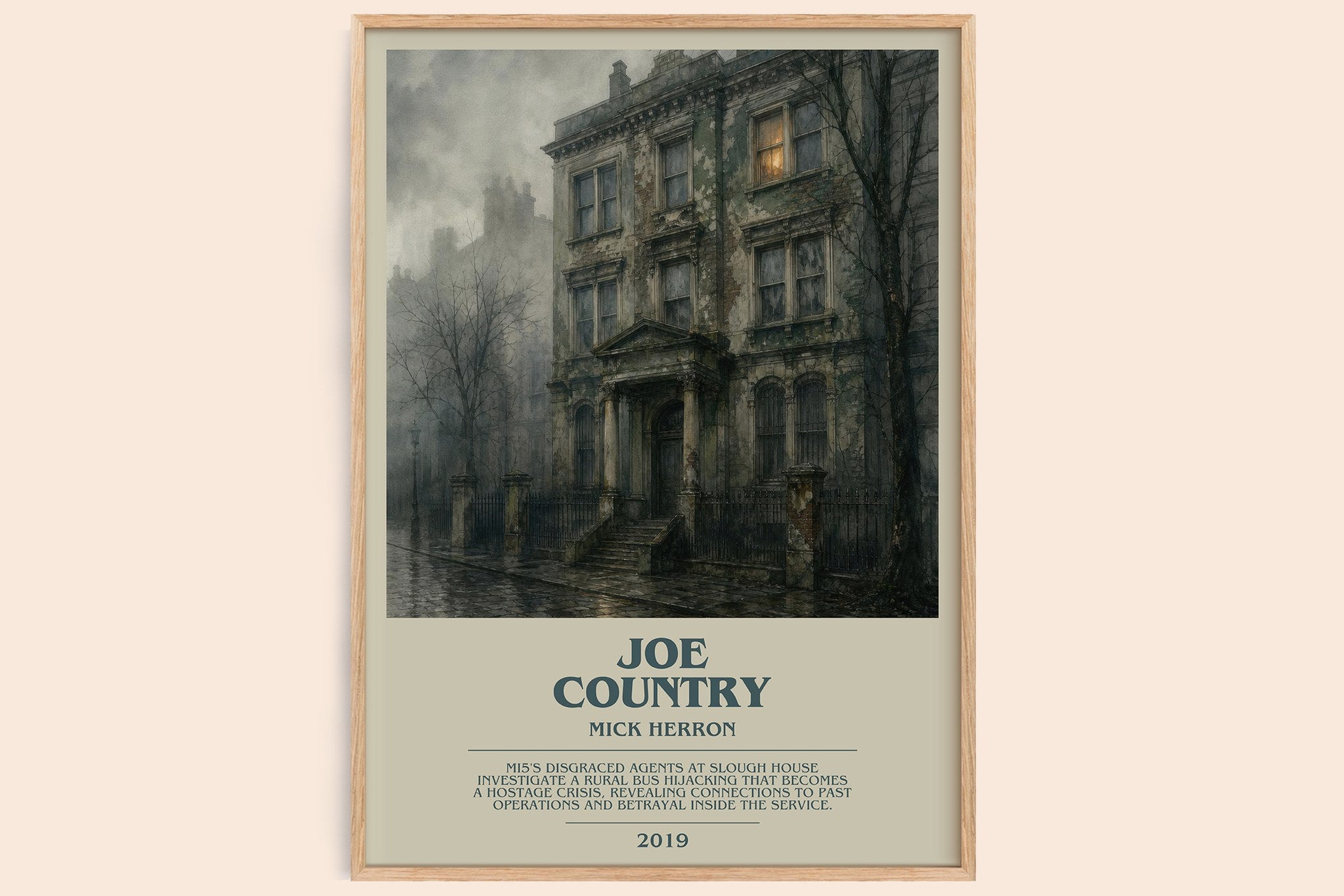 Joe Country Bookish Wall Art by Mick Herron