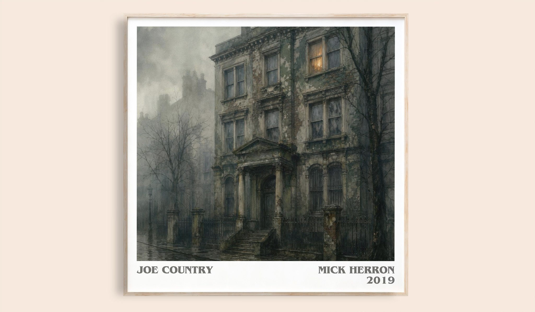 Joe Country Literary Art Print by Mick Herron