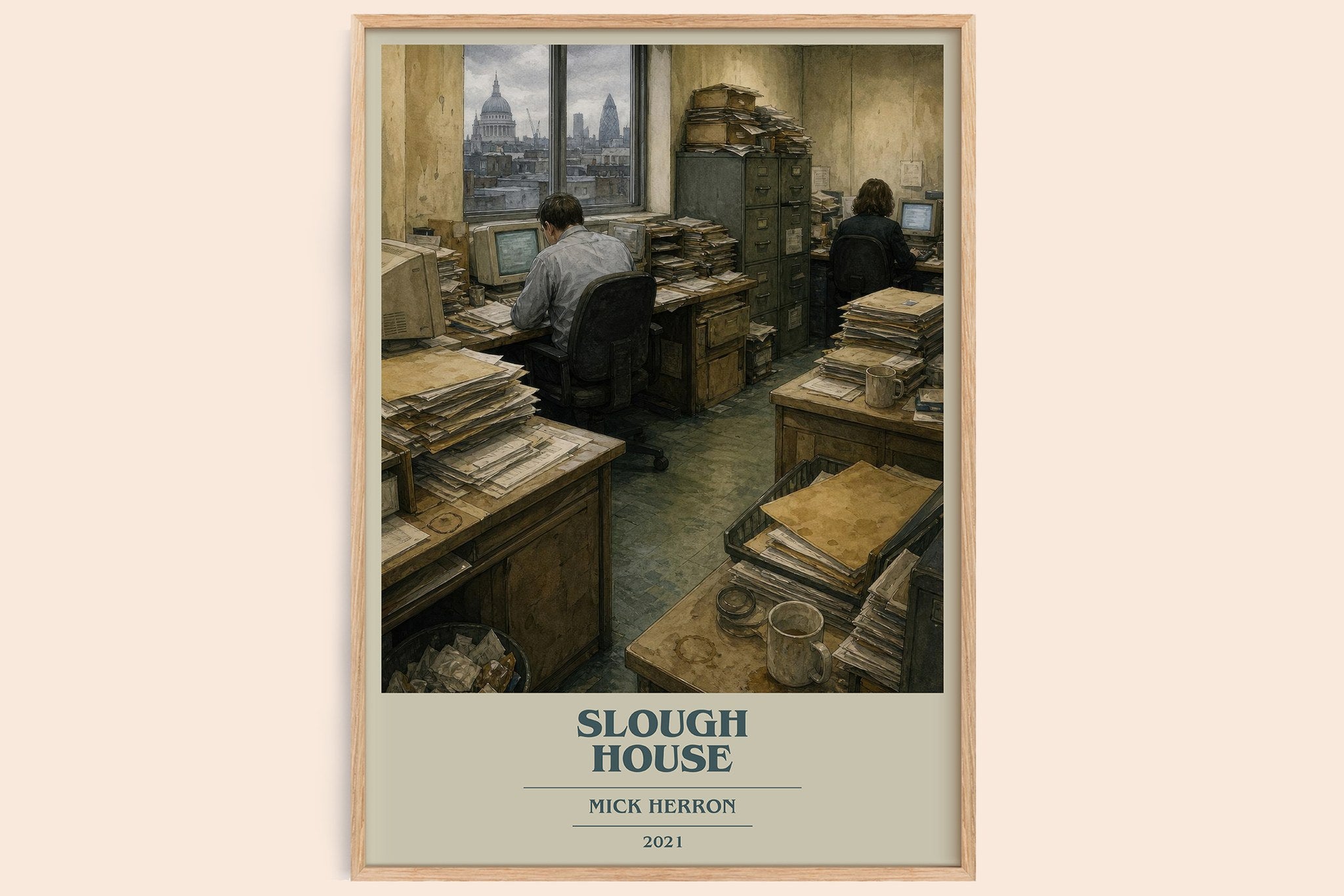 Slough House Book Cover Poster by Mick Herron