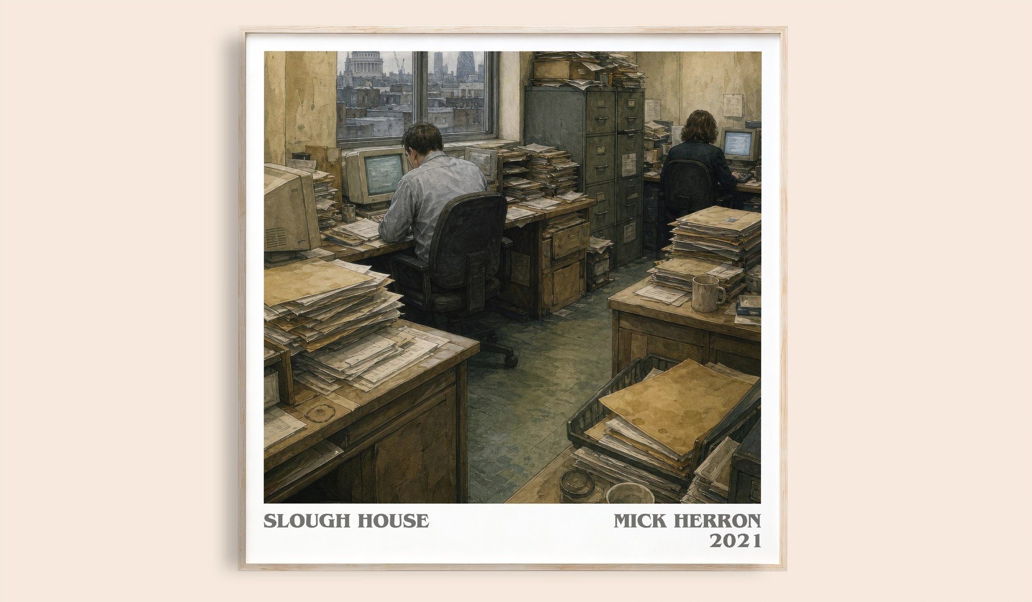 Slough House Literary Art Print by Mick Herron