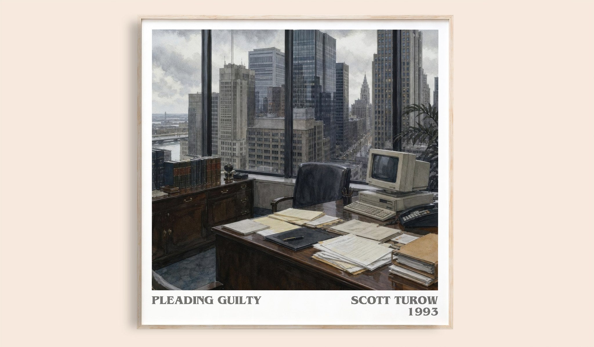 Pleading Guilty Literary Art Print by Scott Turow
