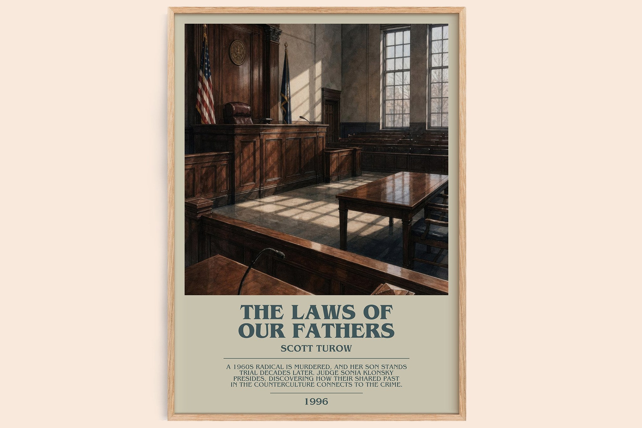 The Laws of Our Fathers Bookish Wall Art by Scott Turow