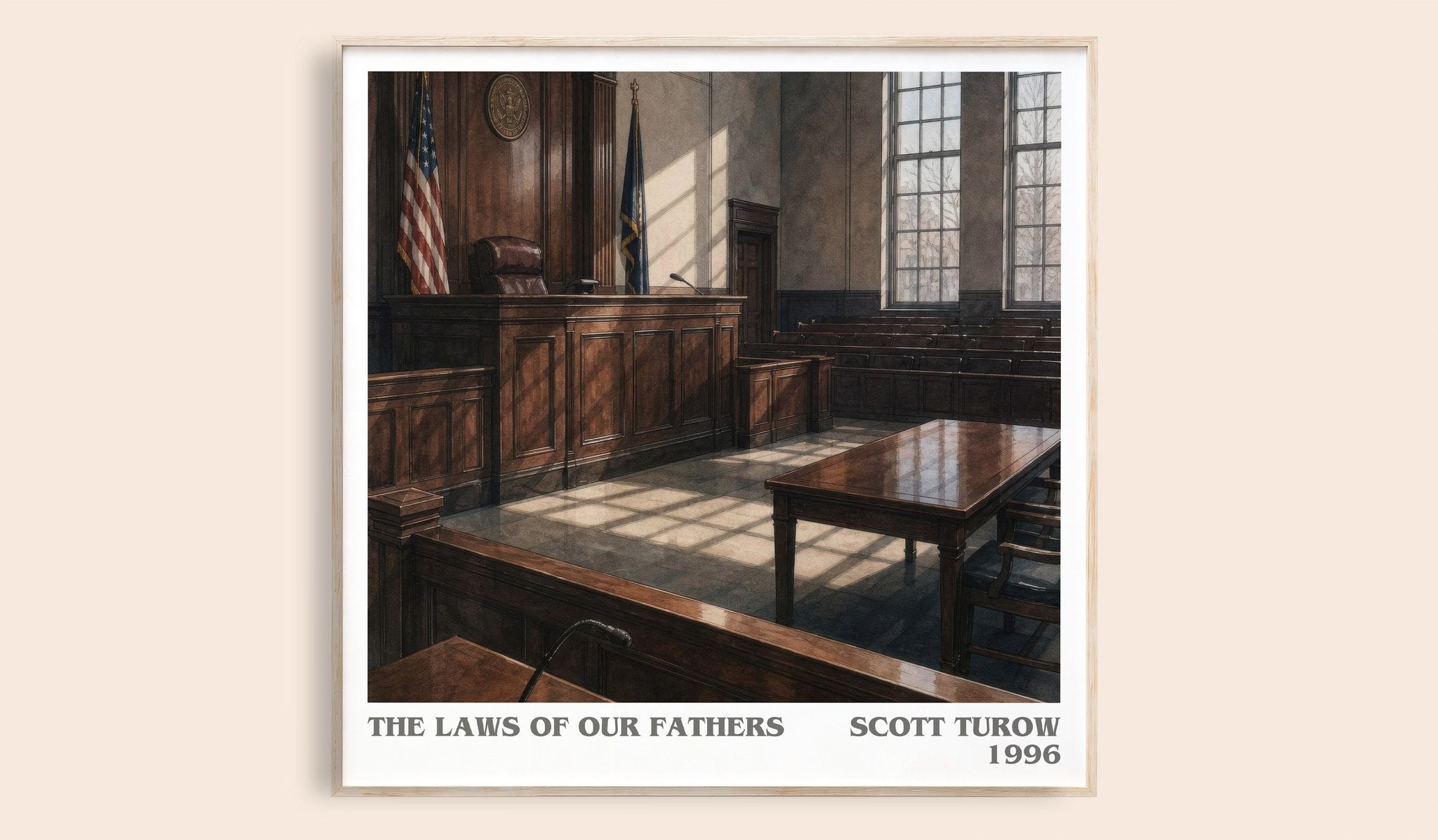 The Laws of Our Fathers Literary Art Print by Scott Turow