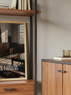 The Laws of Our Fathers book watercolour illustration paper finish options – matte satin gloss