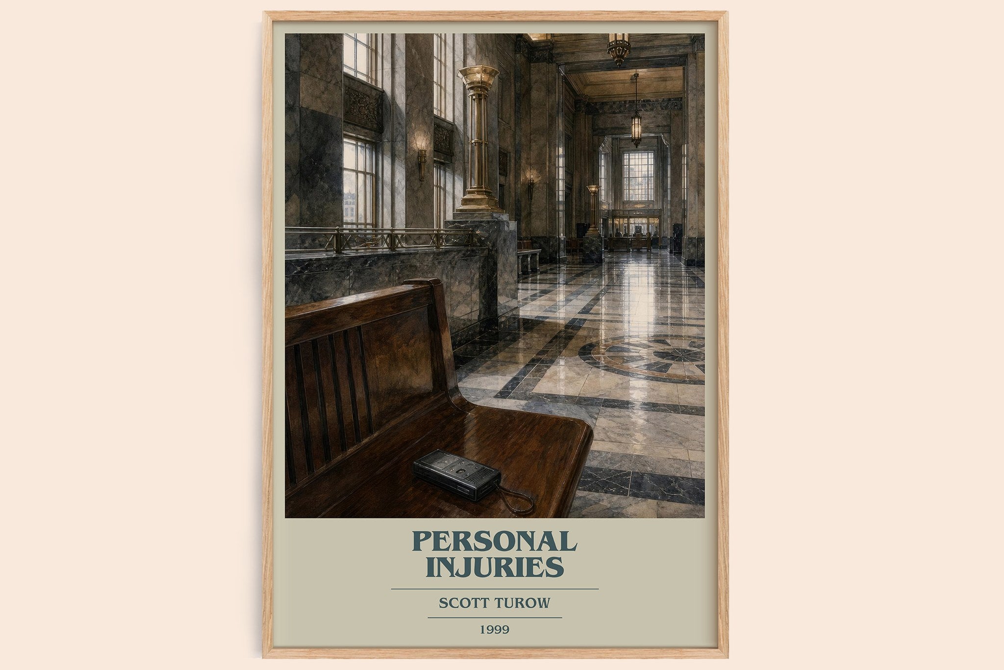 Personal Injuries Book Cover Poster by Scott Turow