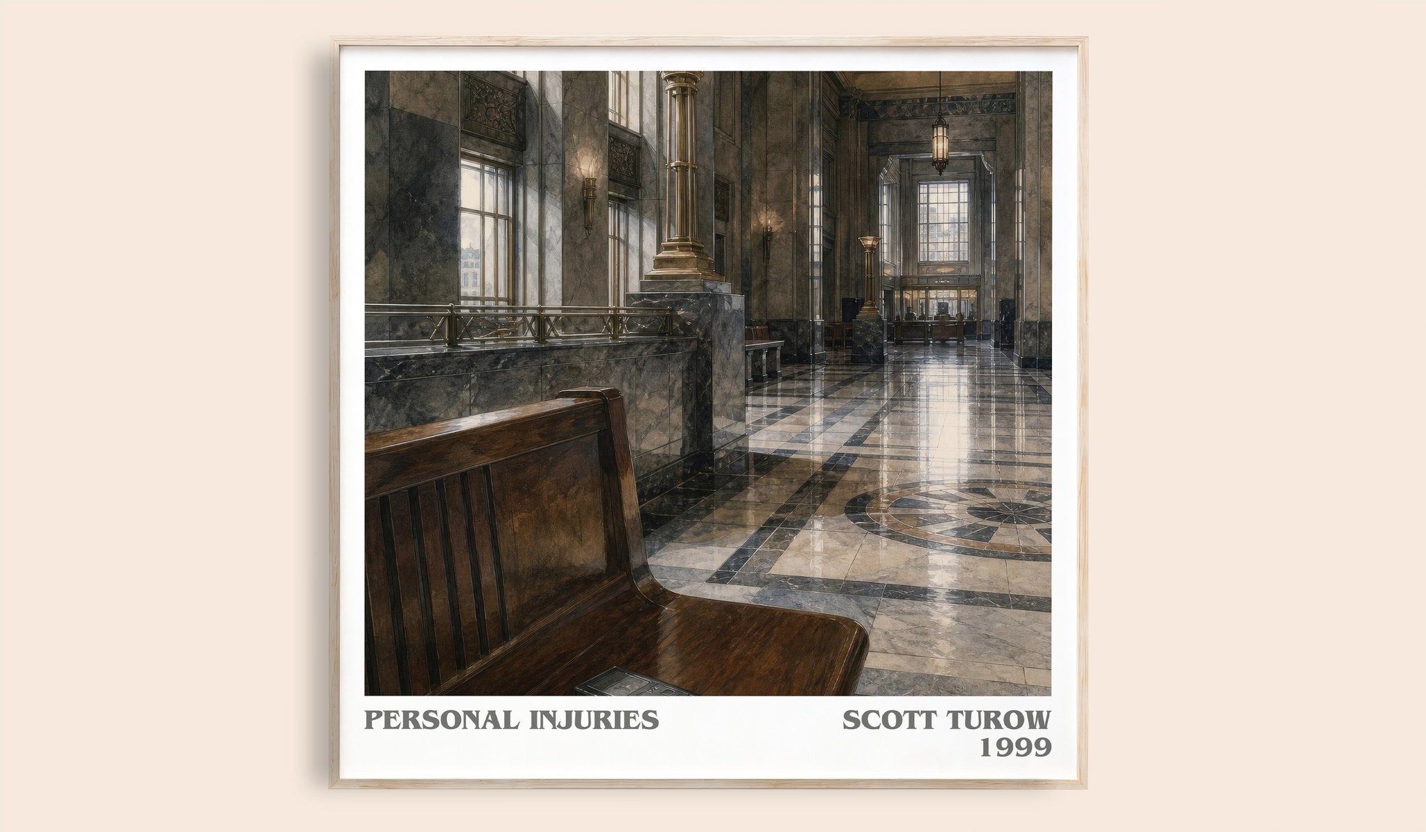 Personal Injuries Literary Art Print by Scott Turow