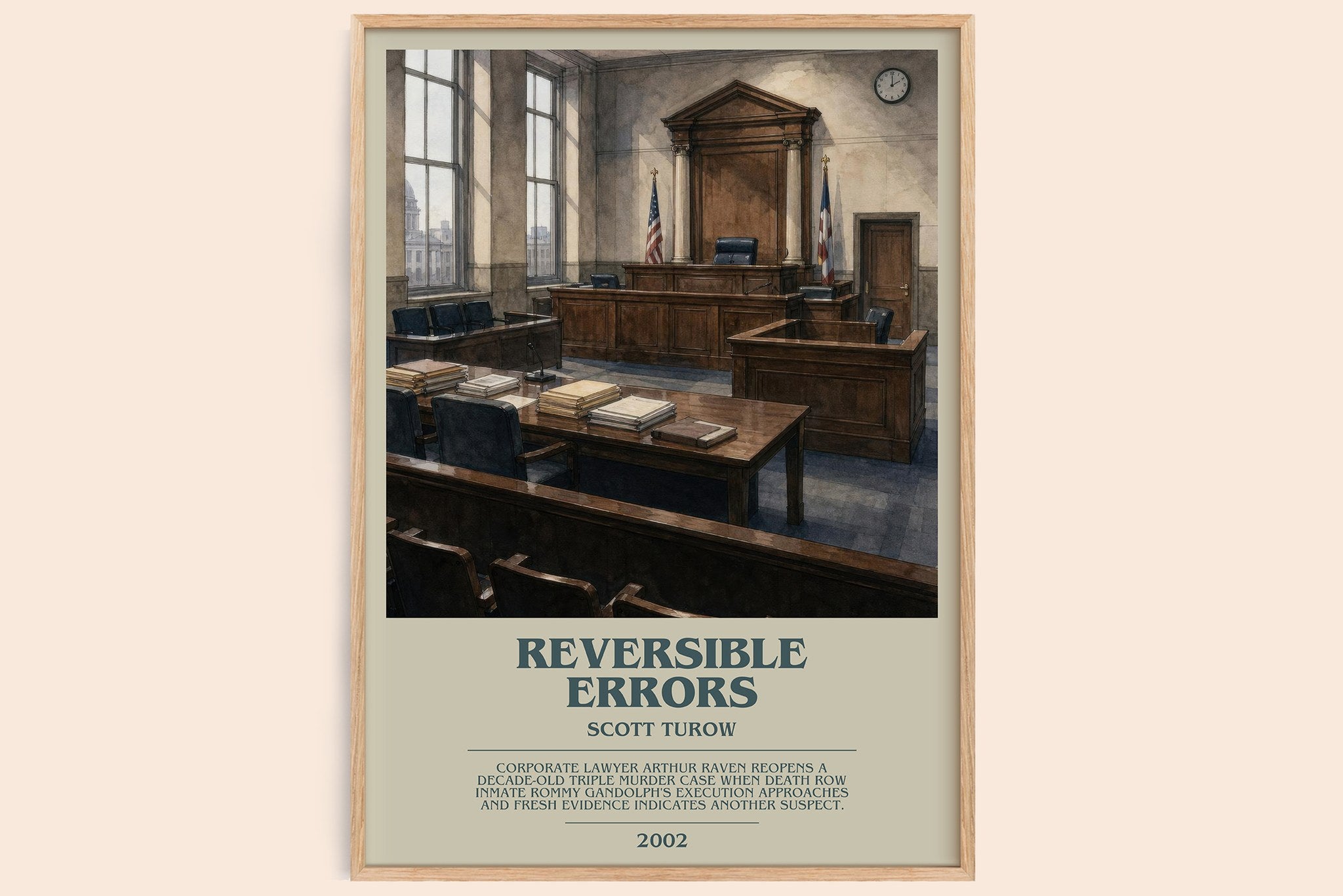 Reversible Errors Bookish Wall Art by Scott Turow