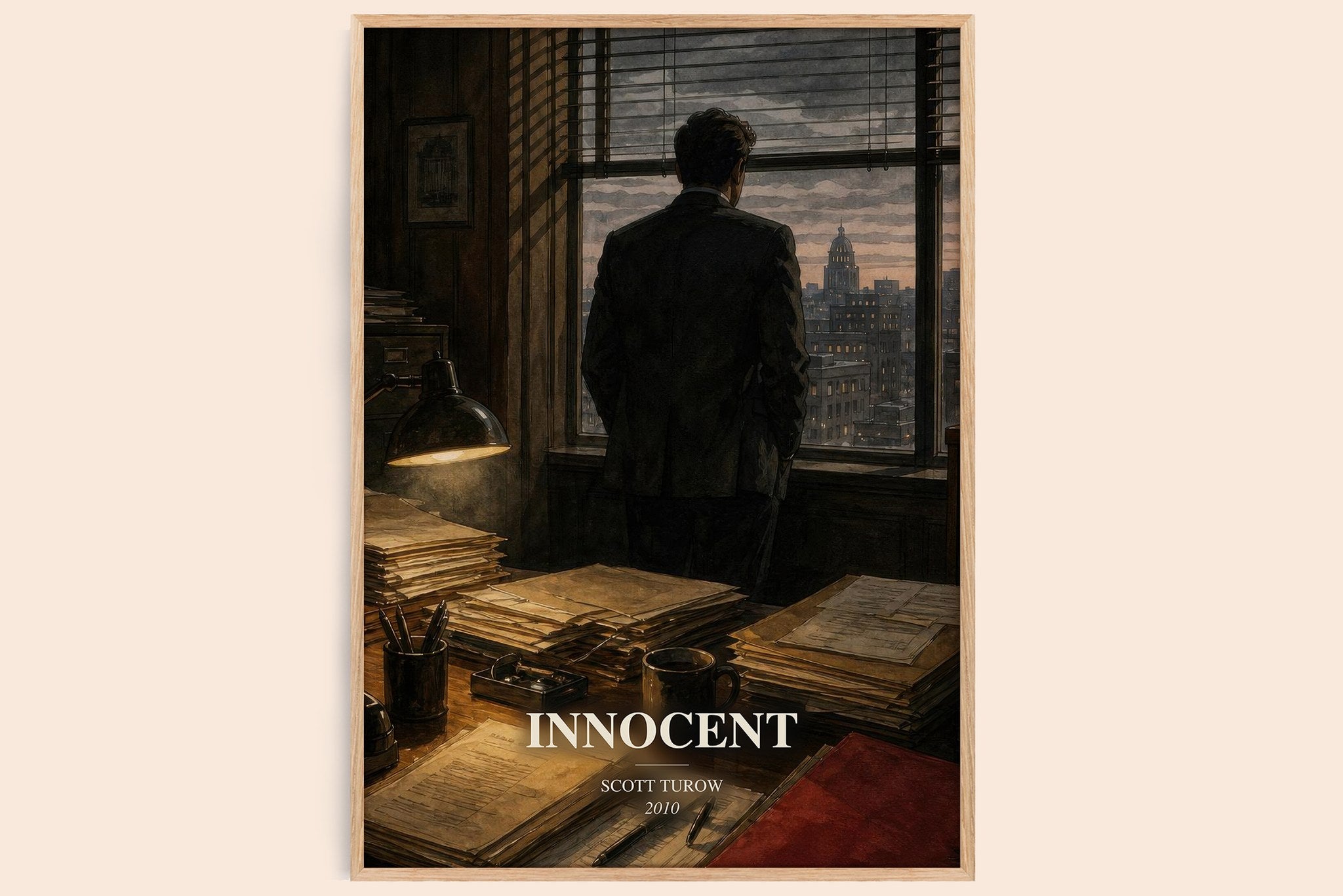 Innocent Book Watercolour Illustration by Scott Turow