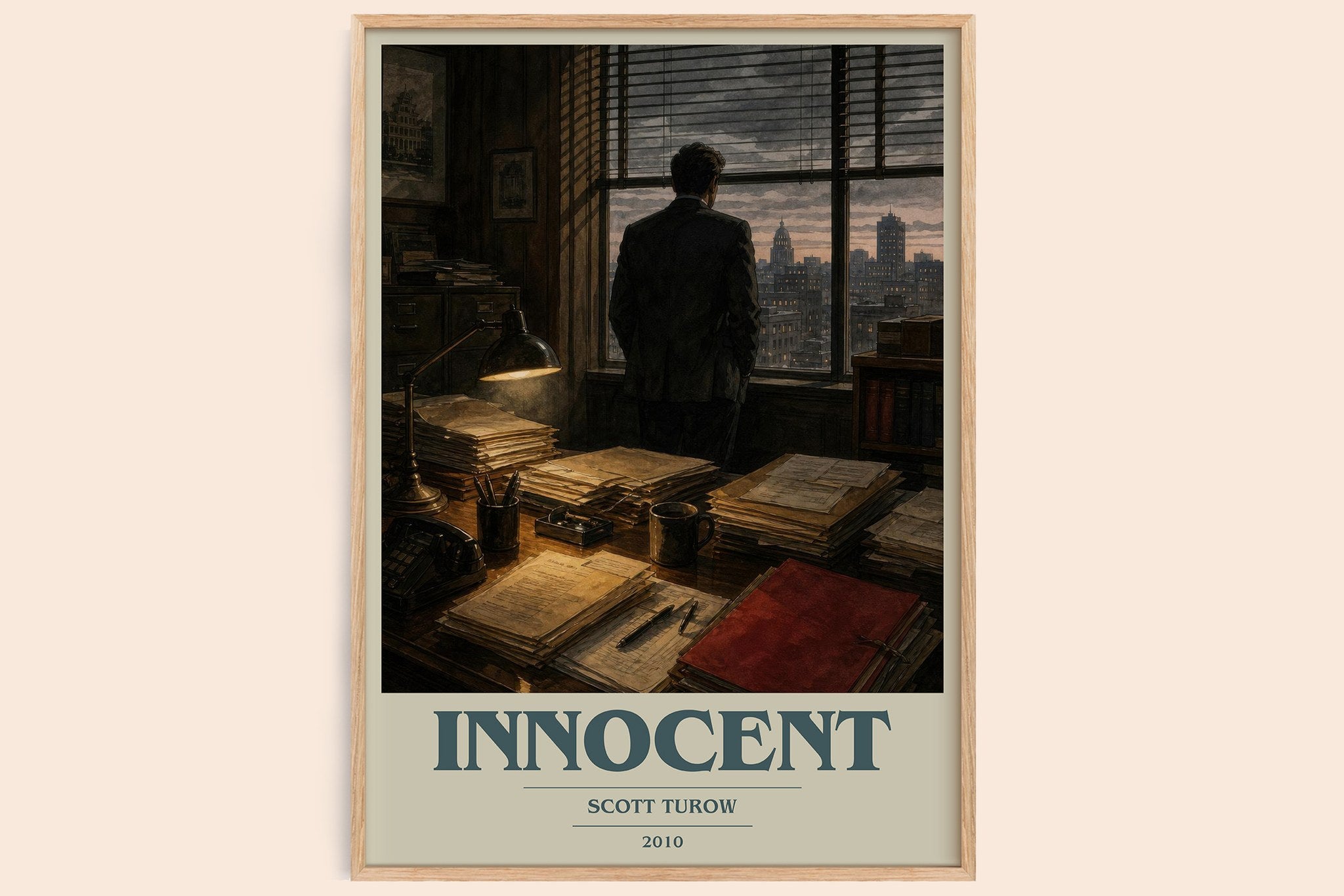 Innocent Book Cover Poster by Scott Turow