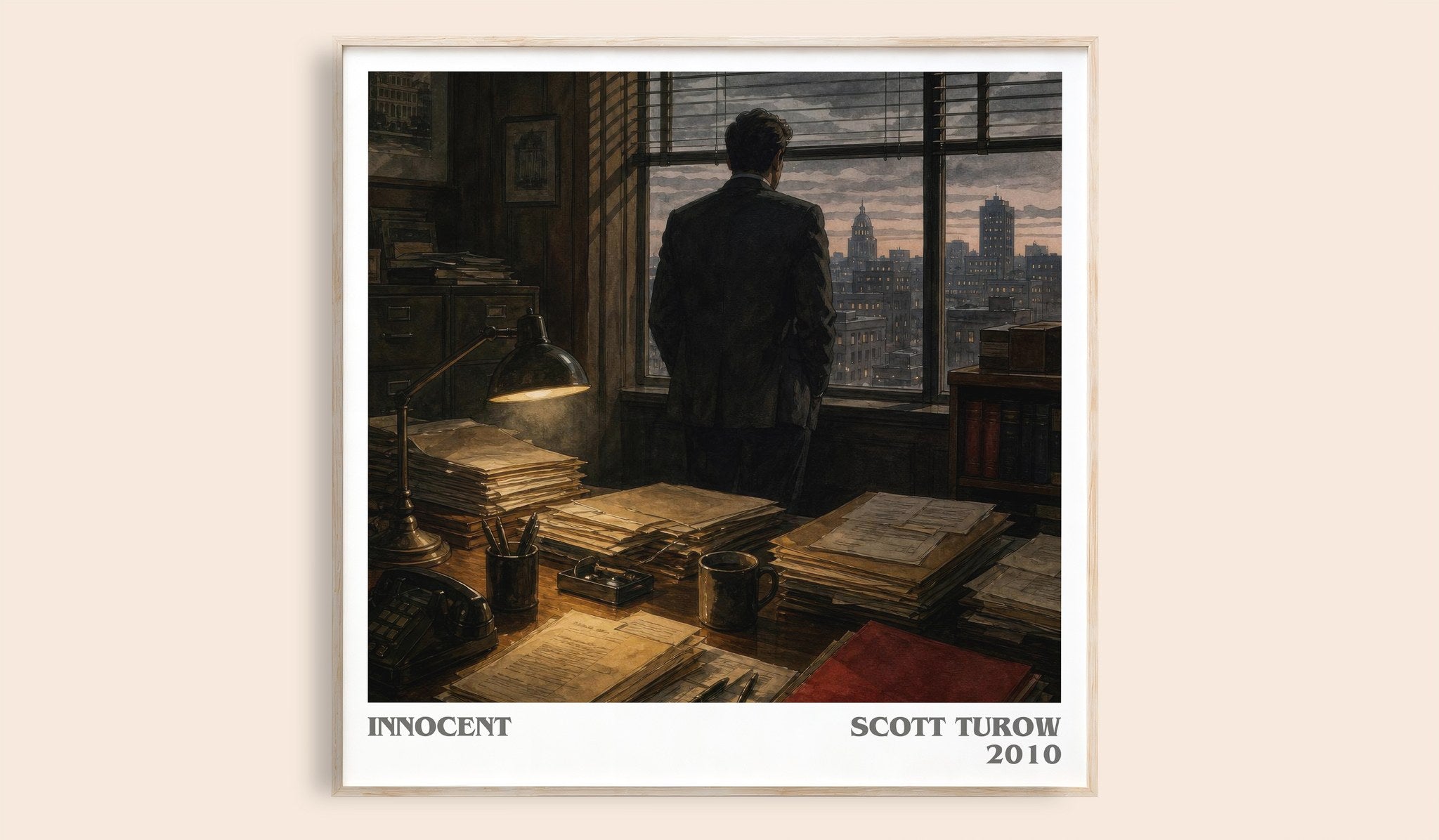 Innocent Literary Art Print by Scott Turow