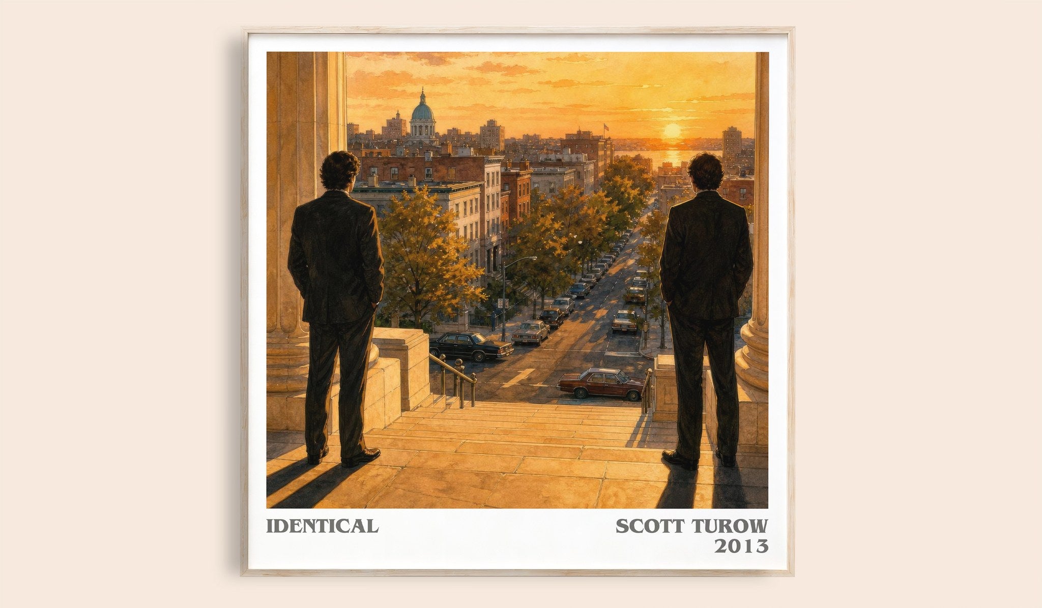 Identical Literary Art Print by Scott Turow