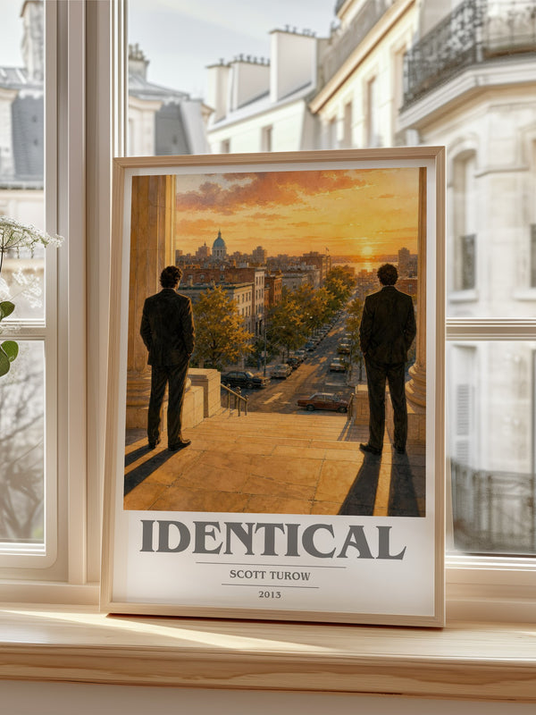 Identical book cover poster colour and style options – Scott Turow book art