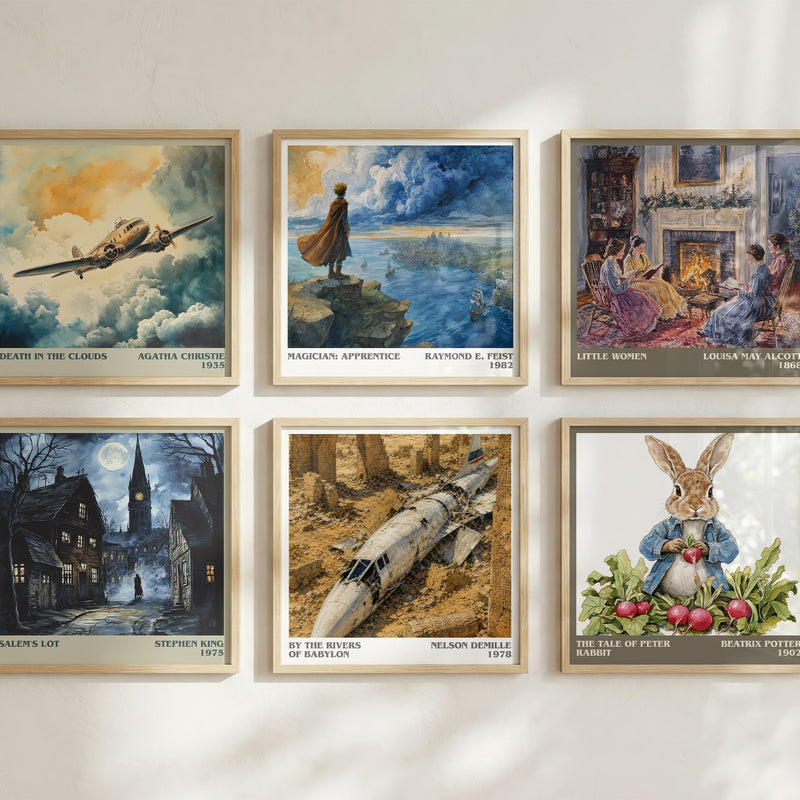By the Rivers of Babylon literary art print colour and style options – Nelson DeMille book art