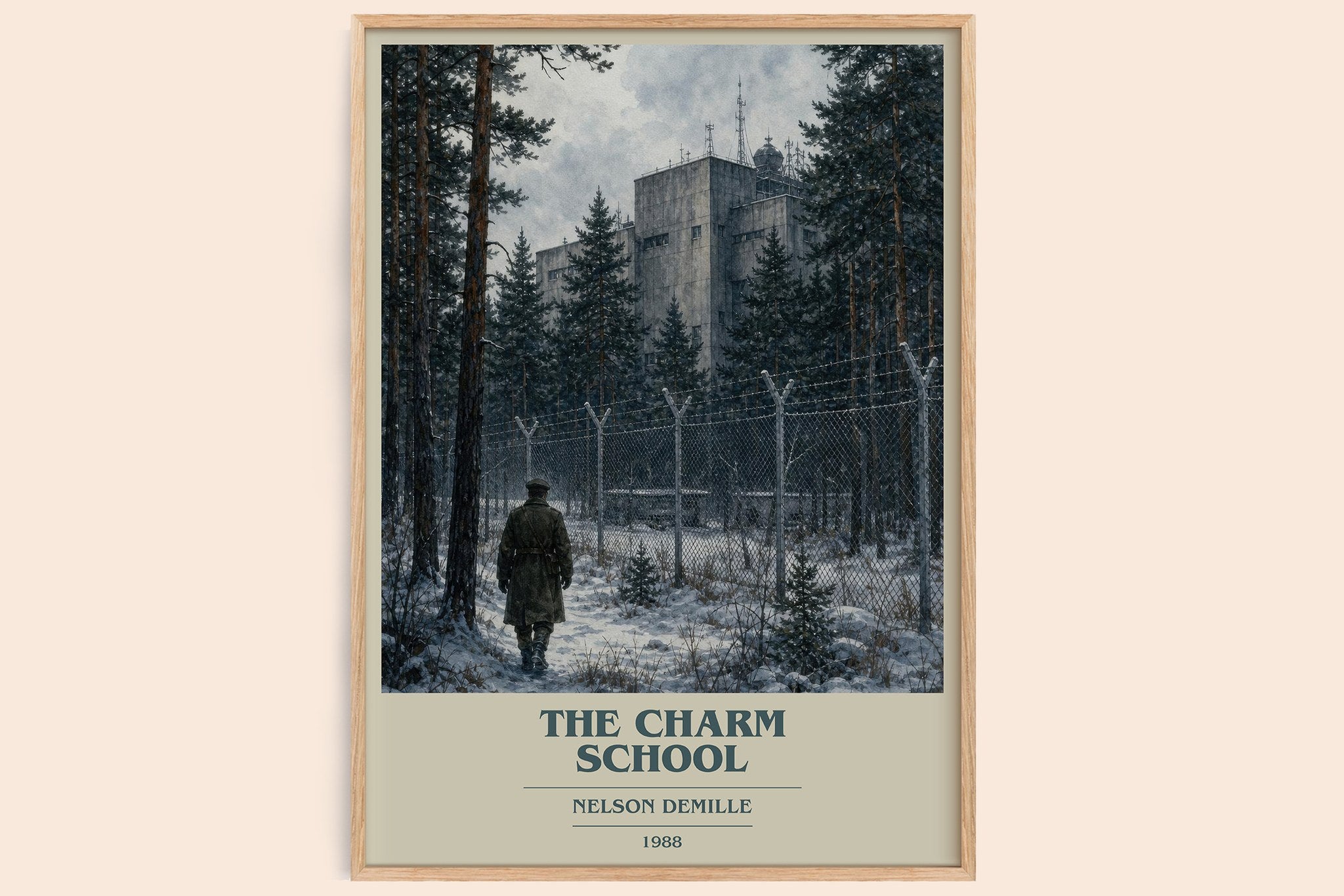 The Charm School Book Cover Poster by Nelson DeMille