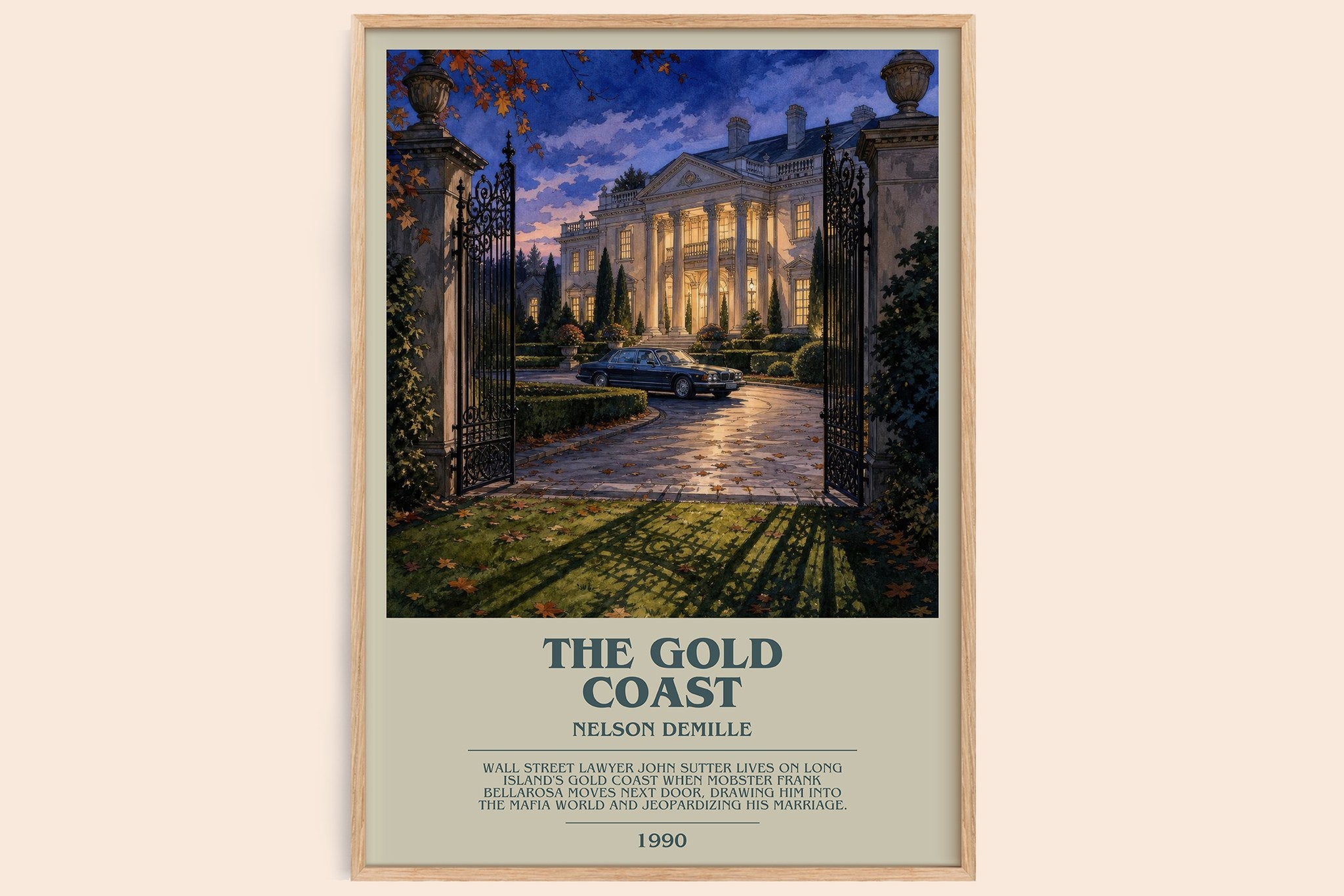 The Gold Coast Bookish Wall Art by Nelson DeMille