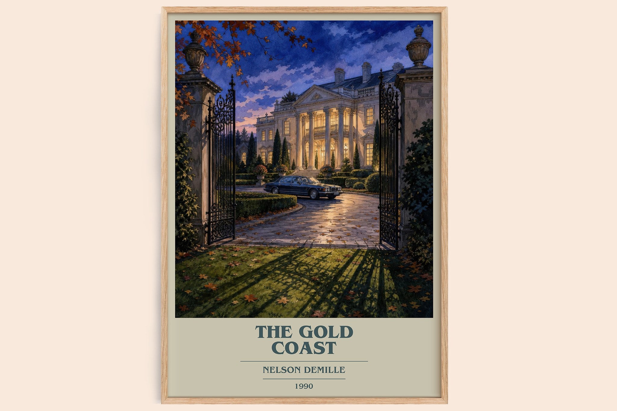 The Gold Coast Book Cover Poster by Nelson DeMille
