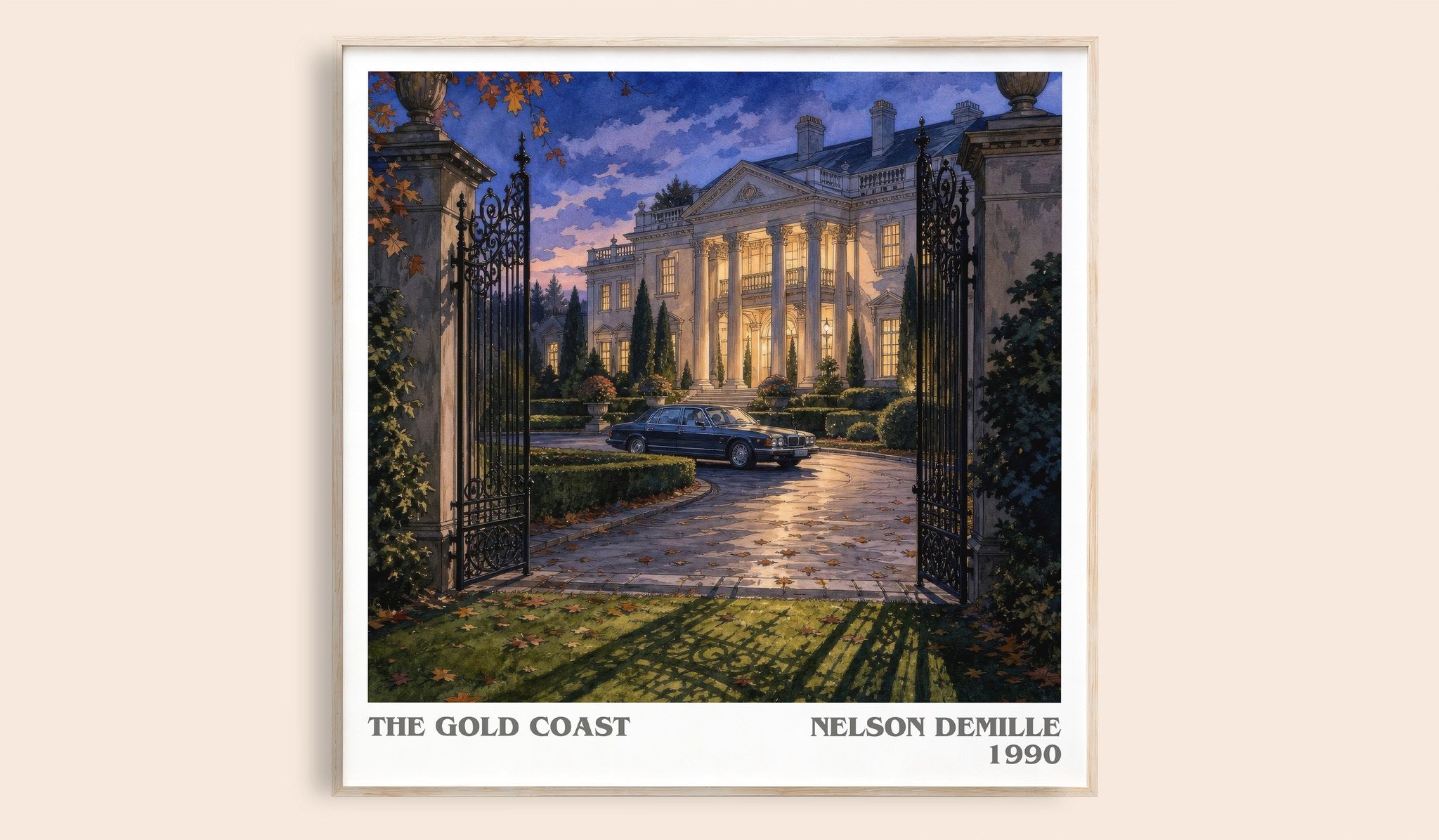 The Gold Coast Literary Art Print by Nelson DeMille