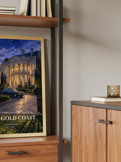 The Gold Coast book watercolour illustration paper finish options – matte satin gloss