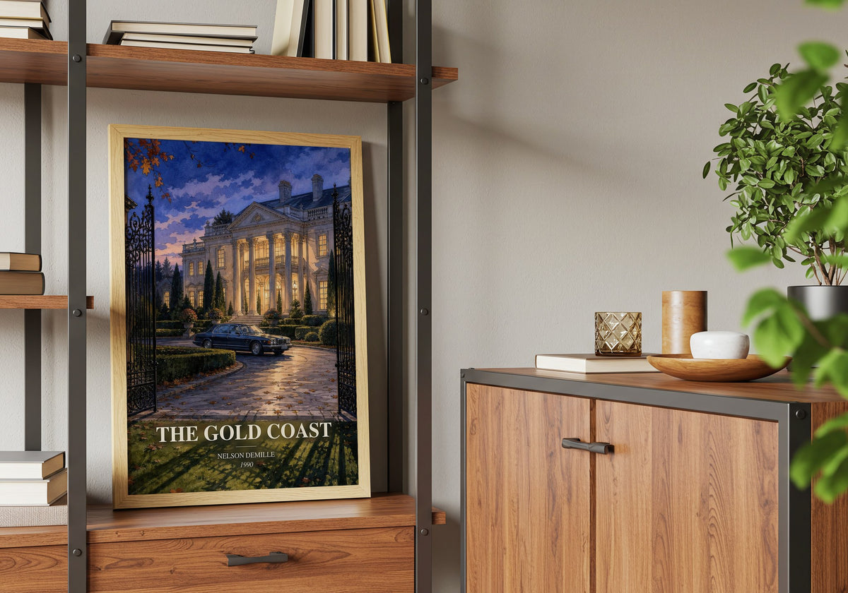 The Gold Coast book watercolour illustration paper finish options – matte satin gloss