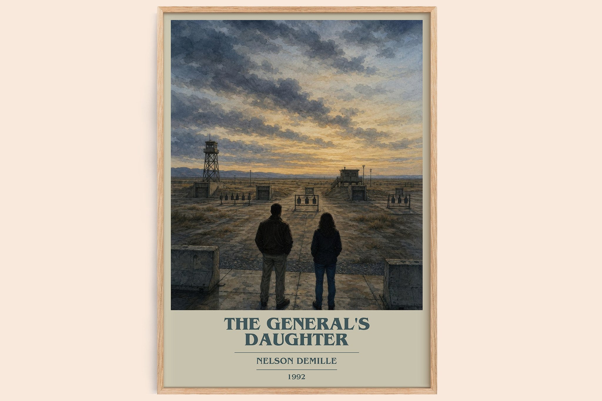 The General's Daughter Book Cover Poster by Nelson DeMille