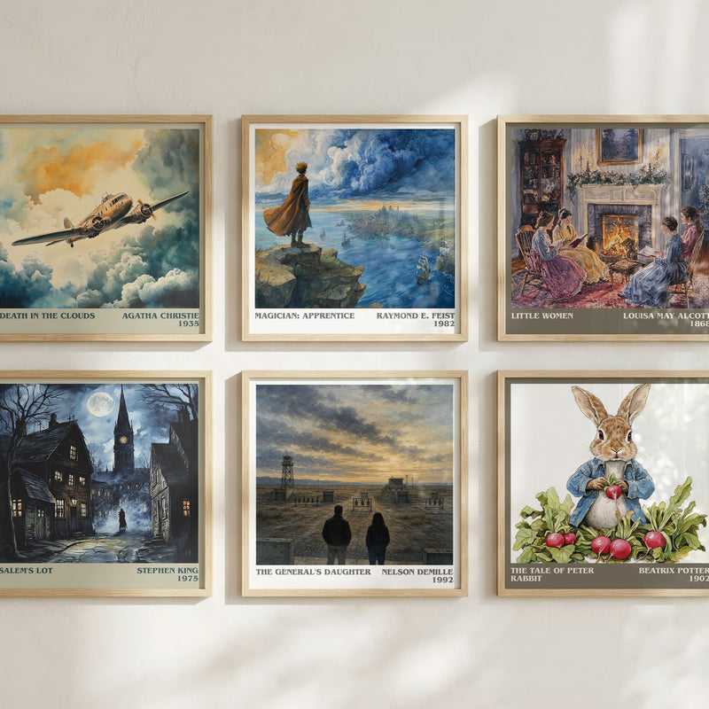 The General's Daughter literary art print colour and style options – Nelson DeMille book art