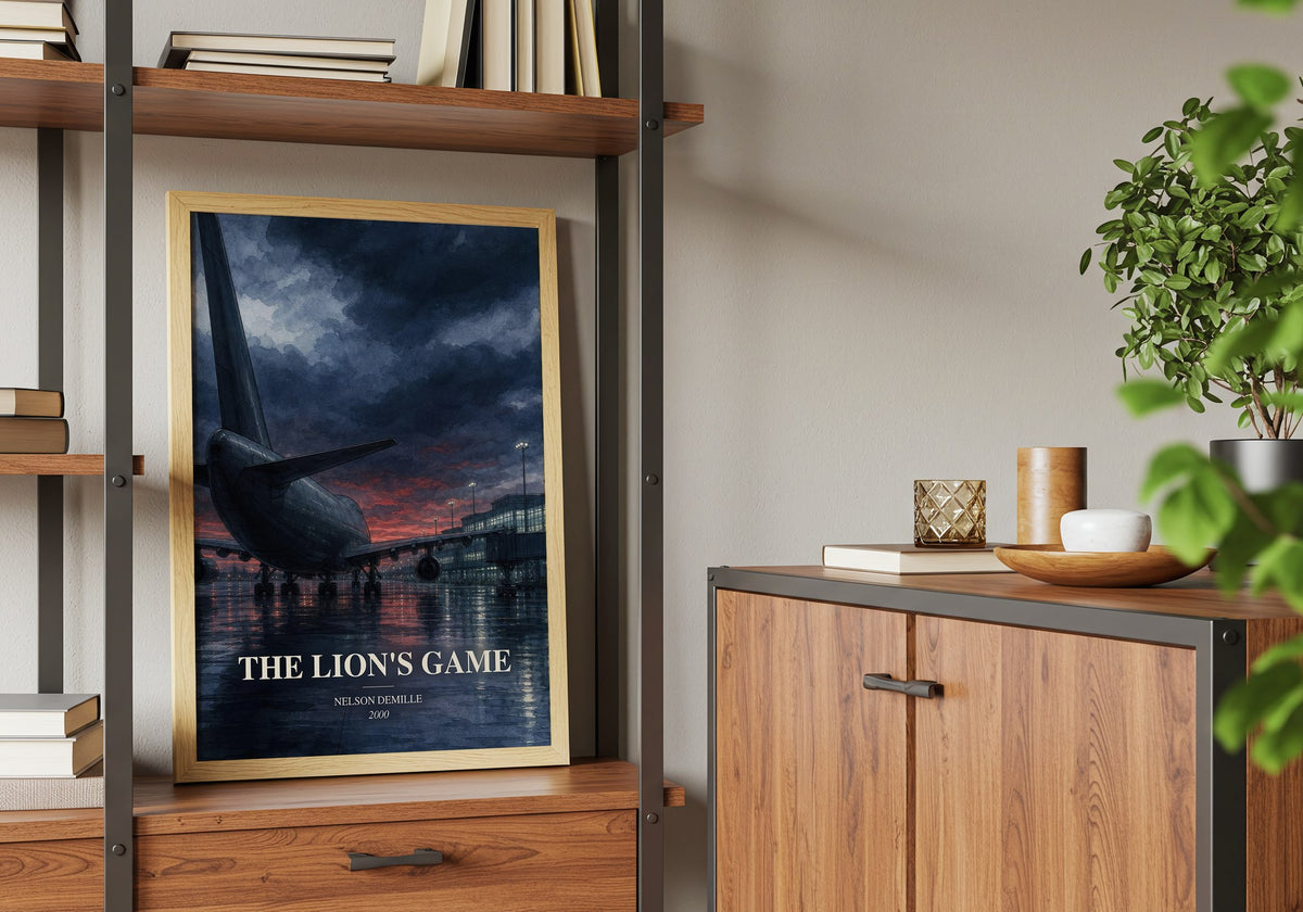 The Lion's Game book watercolour illustration paper finish options – matte satin gloss