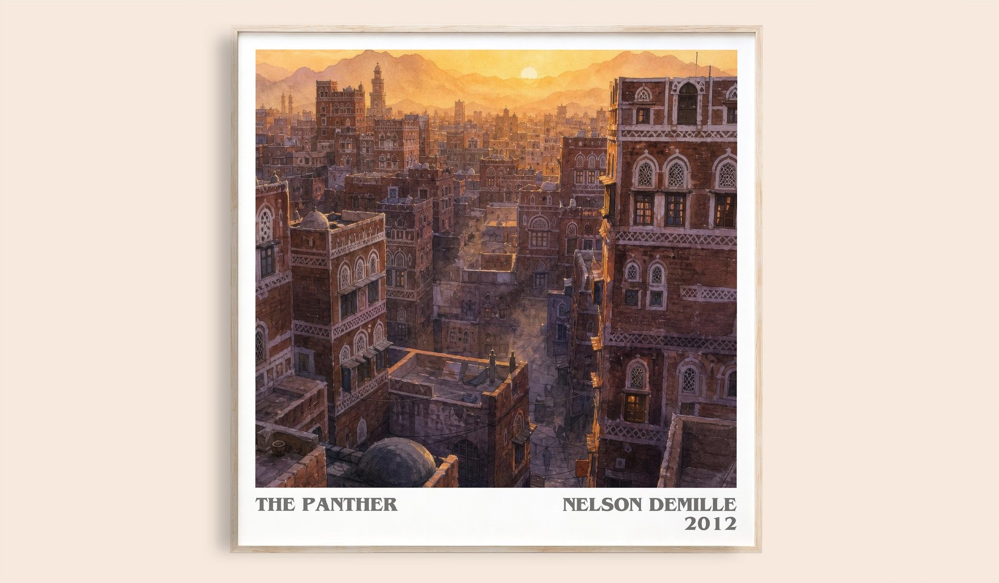 The Panther Literary Art Print by Nelson DeMille