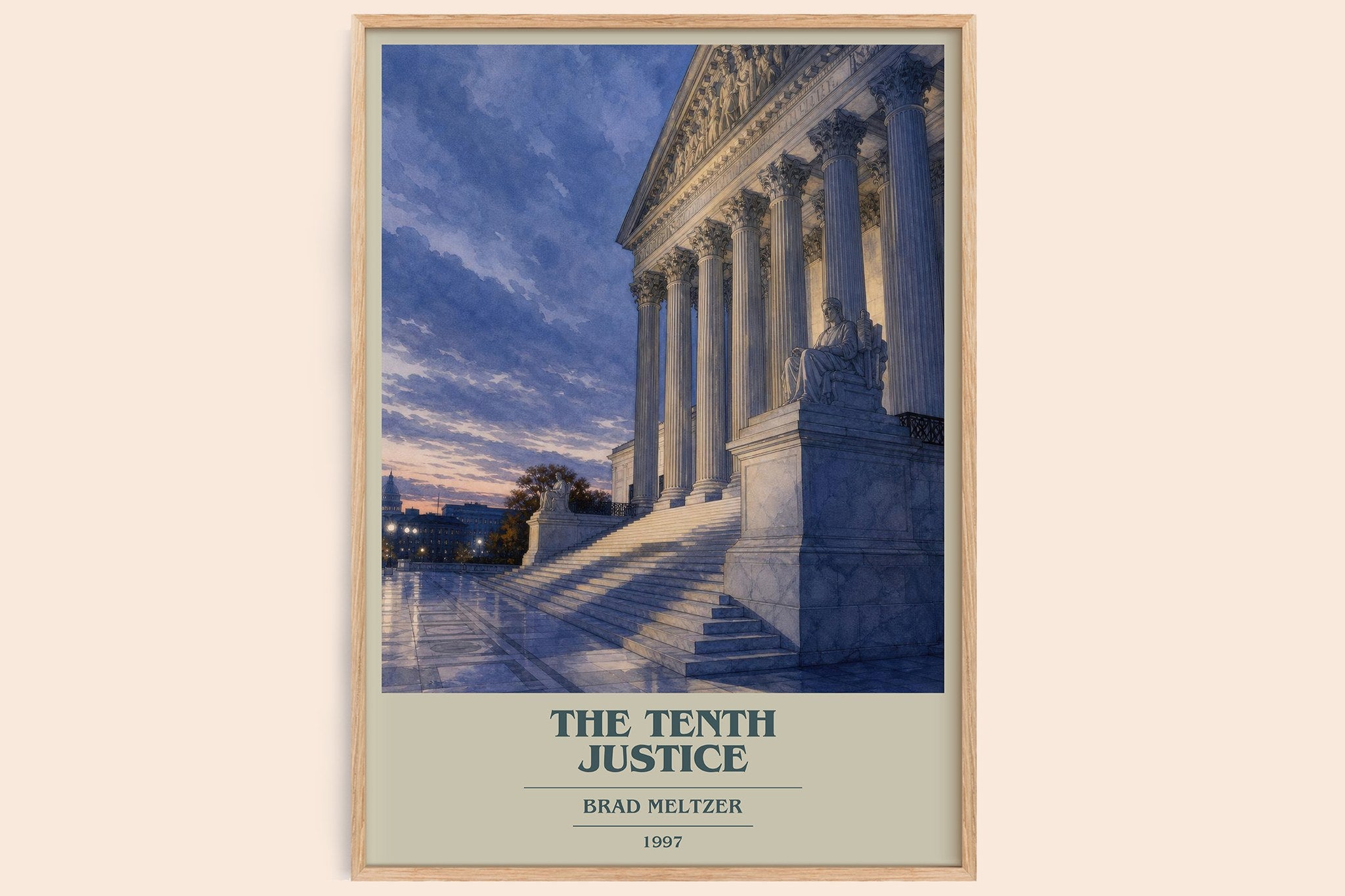 The Tenth Justice Book Cover Poster by Brad Meltzer