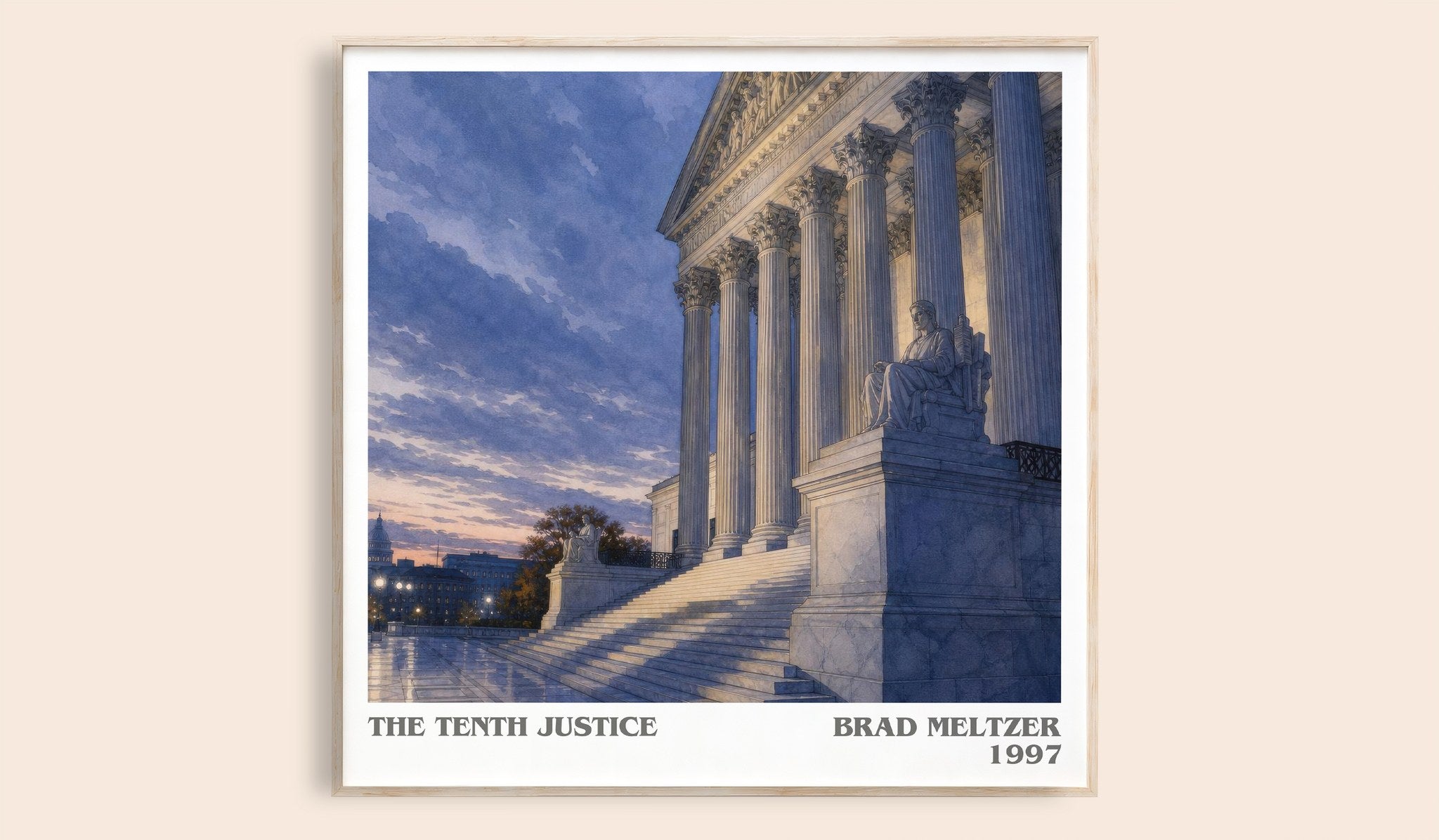 The Tenth Justice Literary Art Print by Brad Meltzer