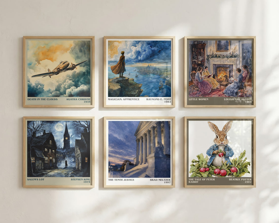 The Tenth Justice literary art print colour and style options – Brad Meltzer book art