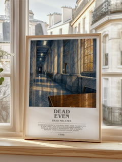 Dead Even bookish poster colour and style options – Brad Meltzer book art