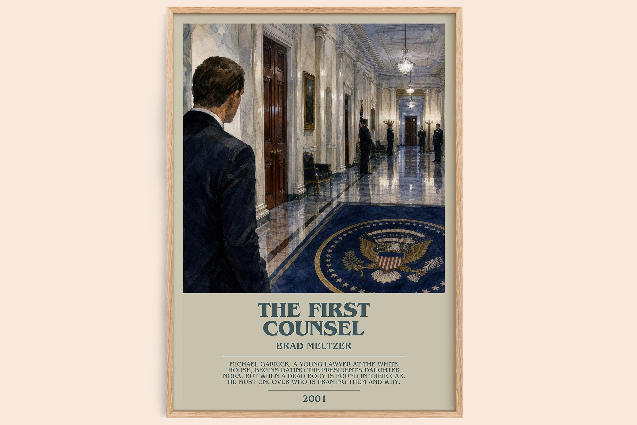 The First Counsel Bookish Wall Art by Brad Meltzer