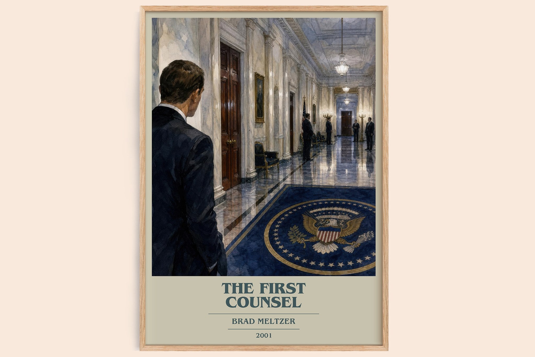 The First Counsel Book Cover Poster by Brad Meltzer