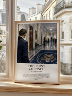 The First Counsel bookish poster colour and style options – Brad Meltzer book art