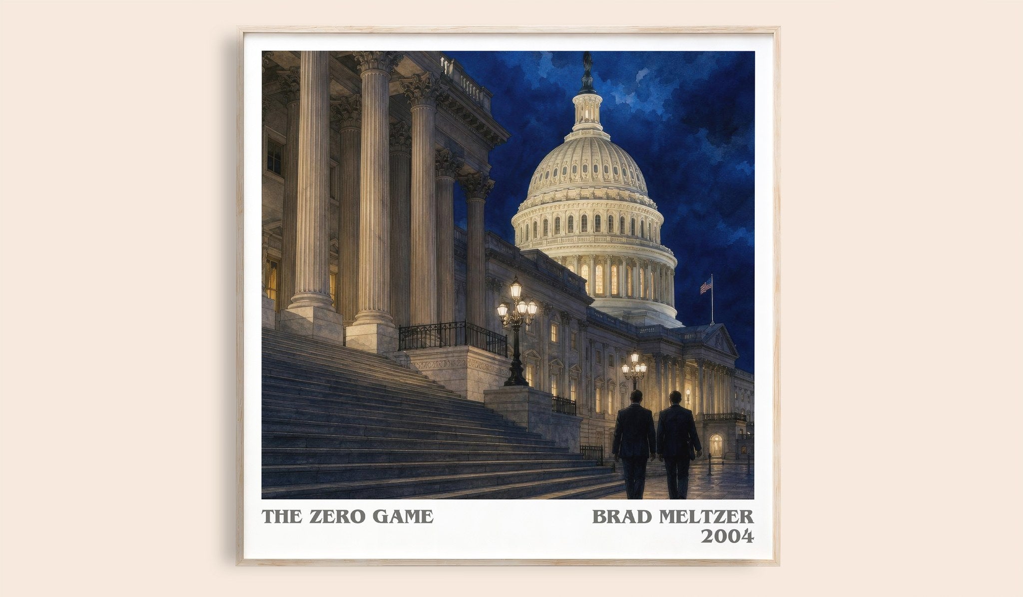 The Zero Game Literary Art Print by Brad Meltzer
