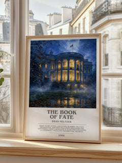 The Book of Fate bookish poster colour and style options – Brad Meltzer book art