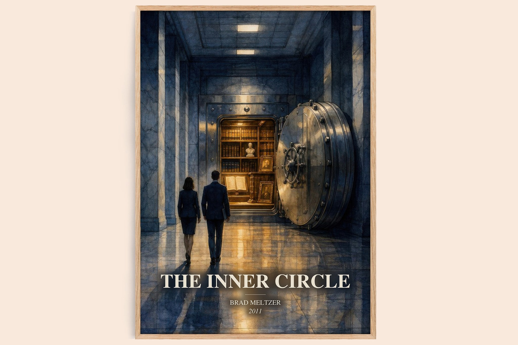 The Inner Circle Book Watercolour Illustration by Brad Meltzer