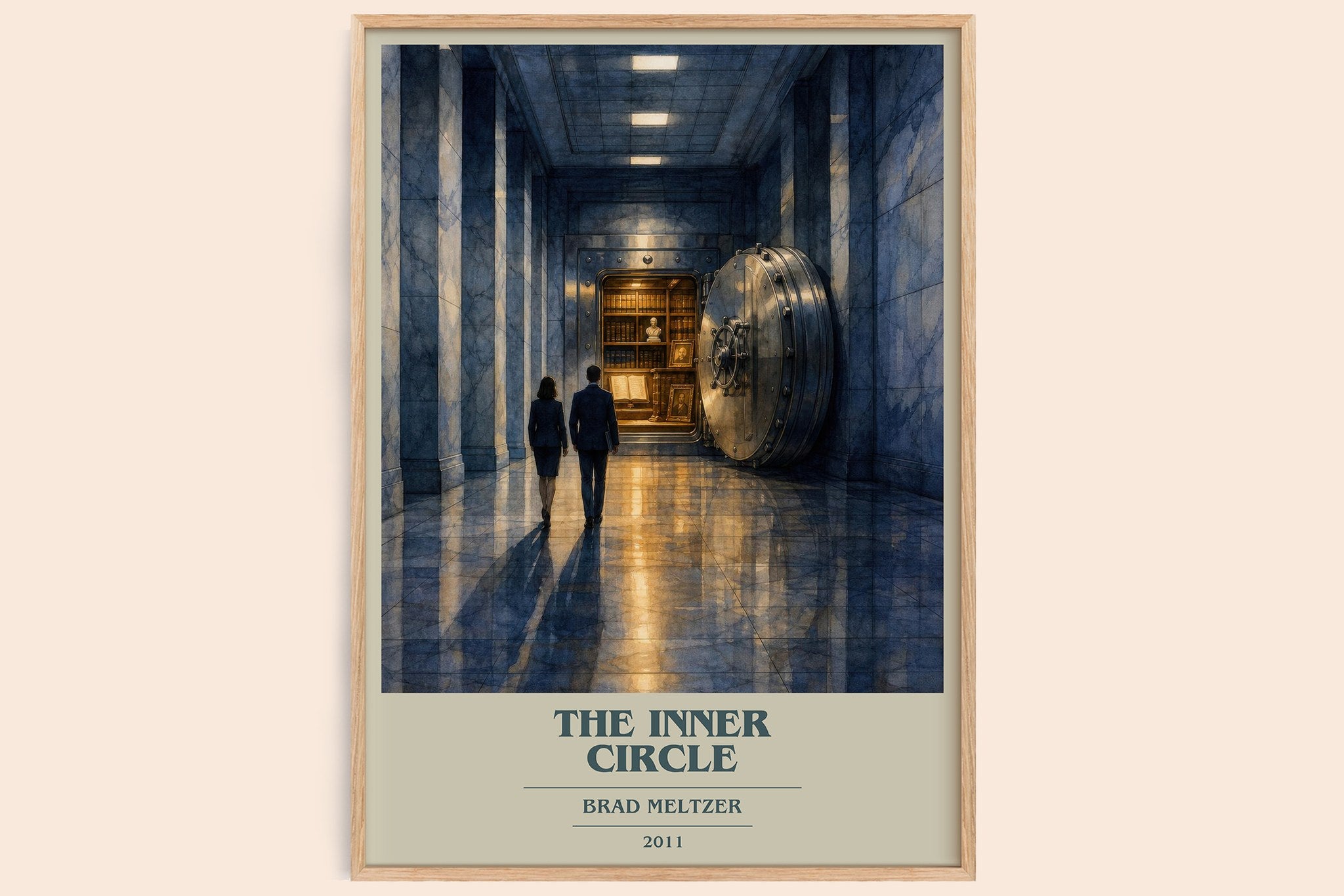 The Inner Circle Book Cover Poster by Brad Meltzer