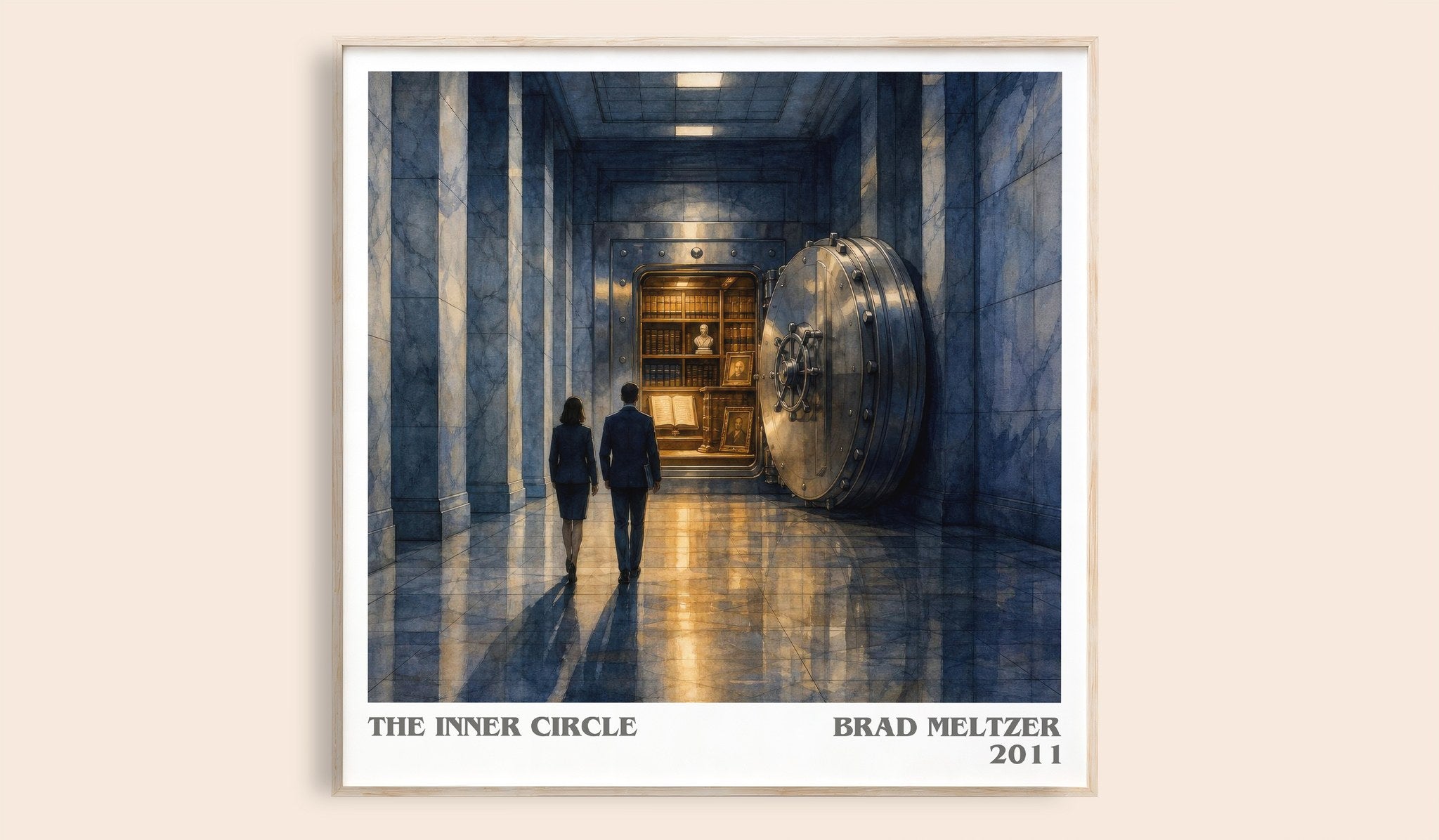 The Inner Circle Literary Art Print by Brad Meltzer