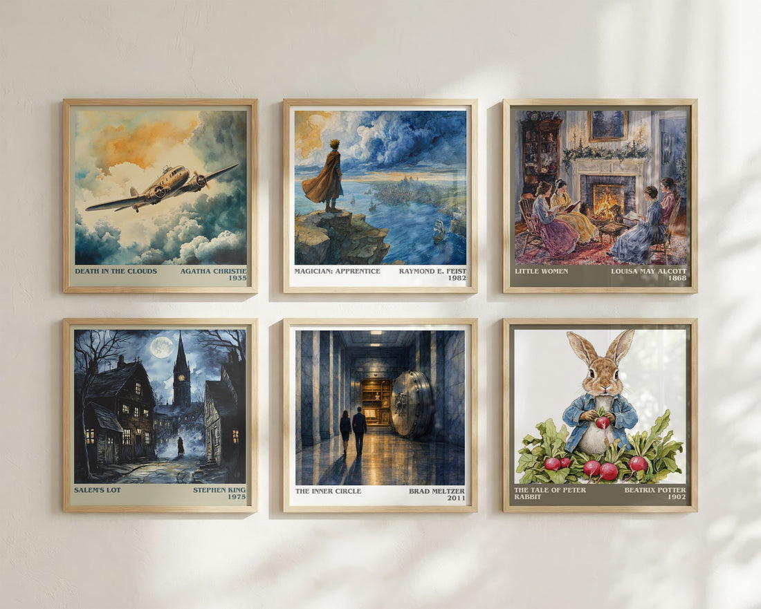 The Inner Circle literary art print colour and style options – Brad Meltzer book art